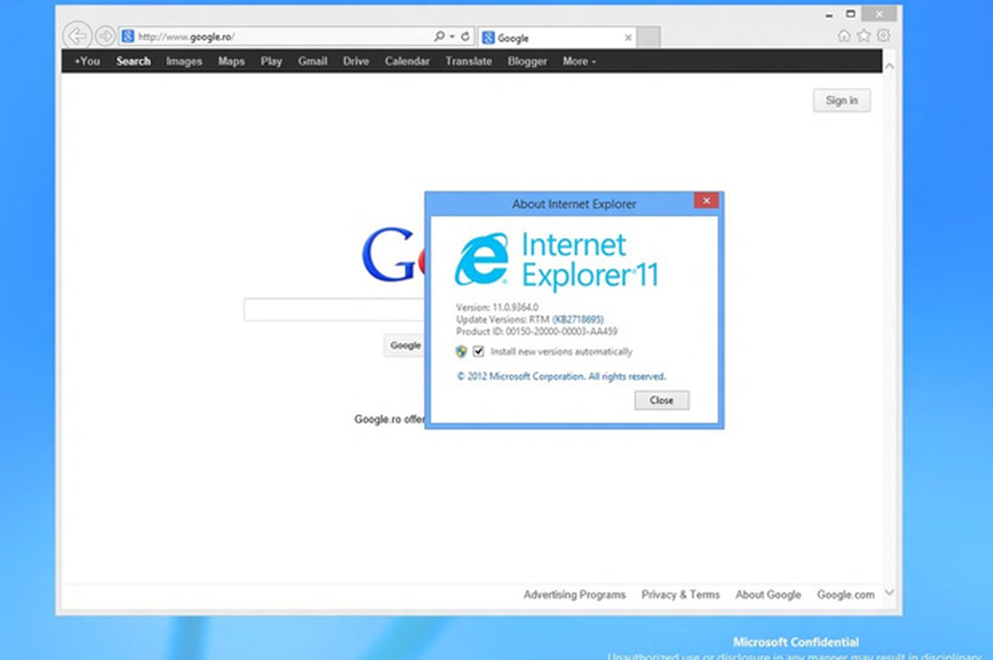 Internet Explorer 11 disponible para Windows 7