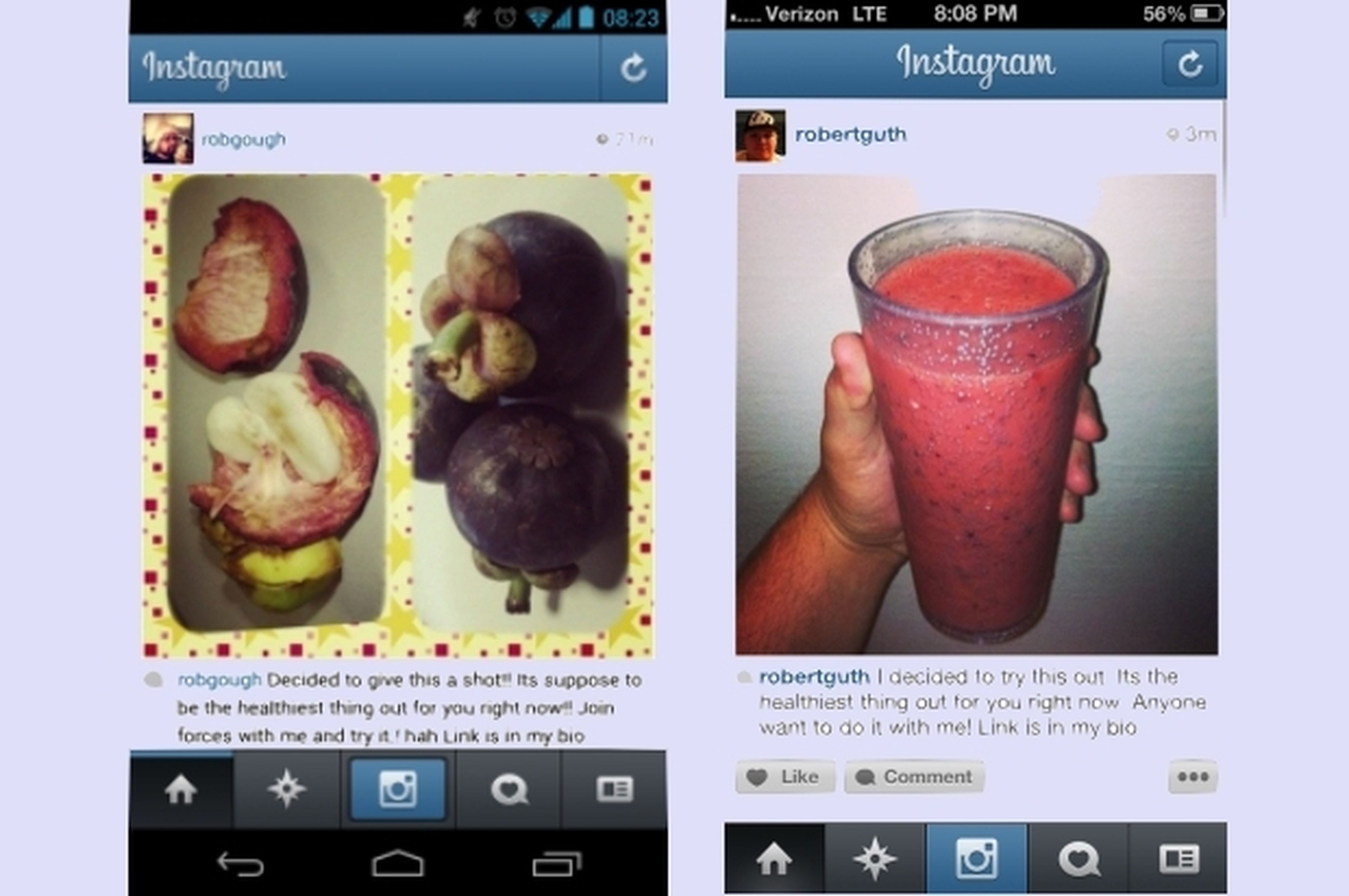 Hackean Instagram con fotos de frutas