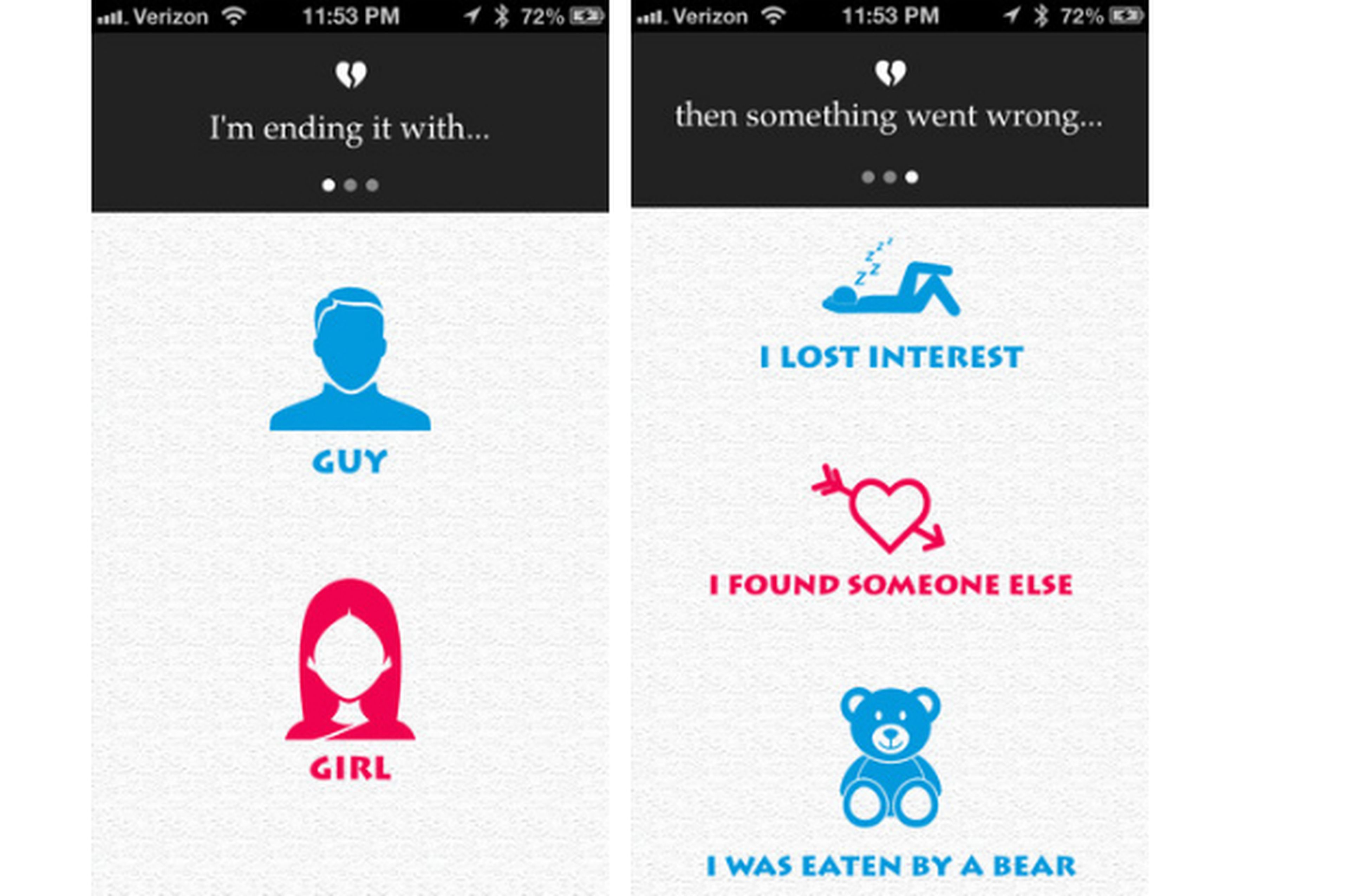 BreakupText, la nueva app para Apple