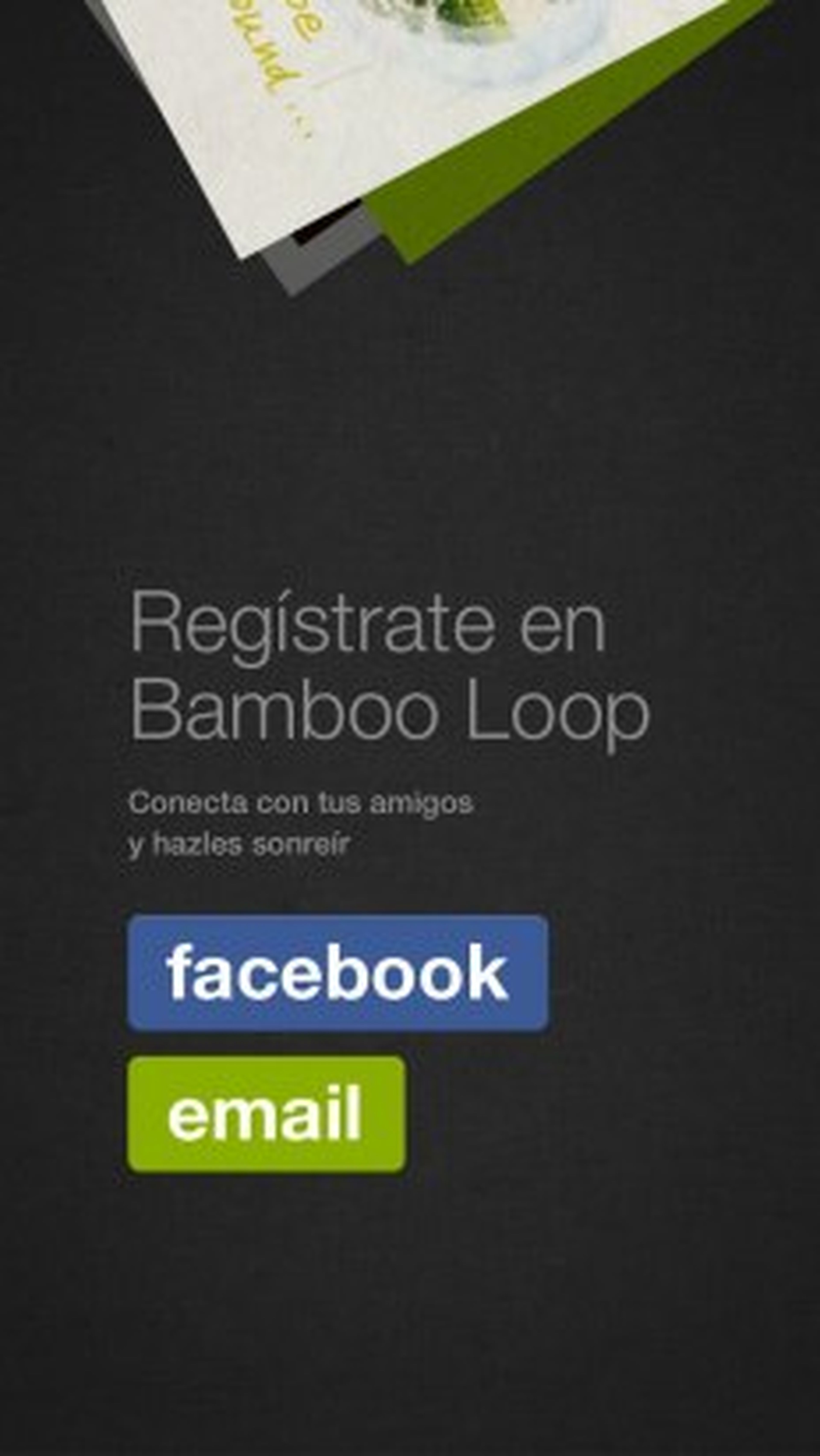 Regístrate en Bamboo Loop