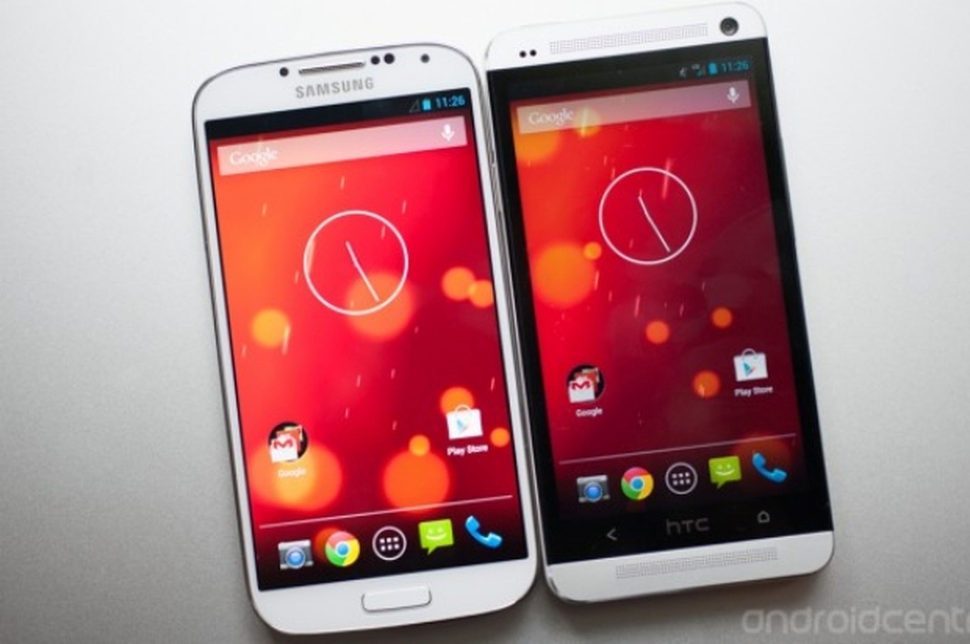 Samsung Galaxy S4 y HTC One Google Edition actualizados con Android 4.3