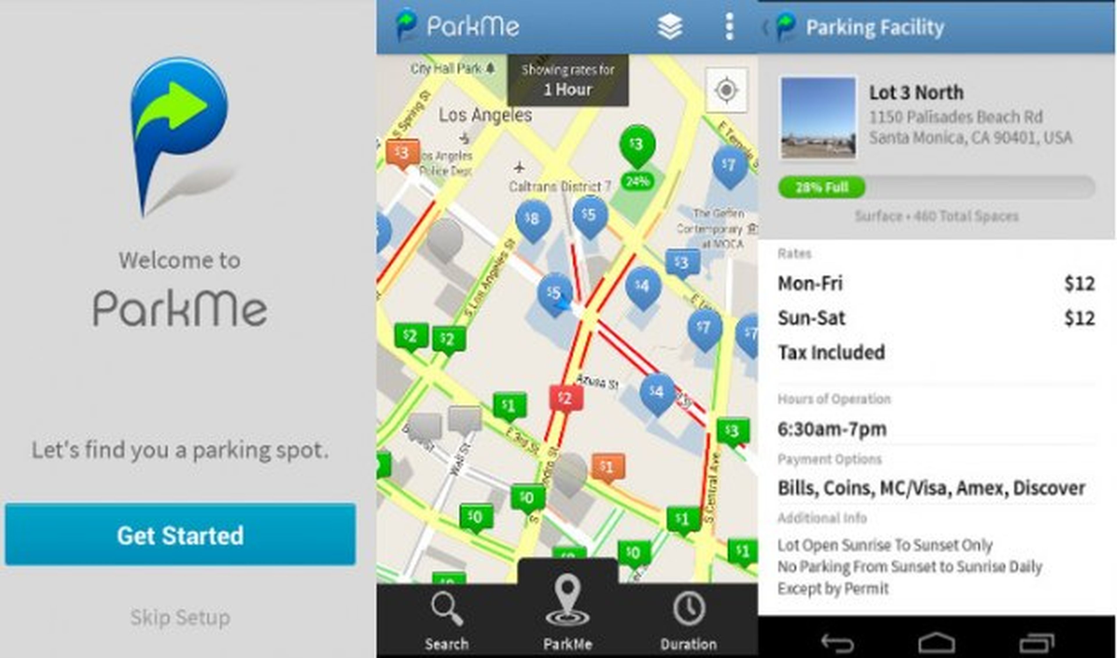 ParkMe para Android: encuentra aparcamiento en tiempo real