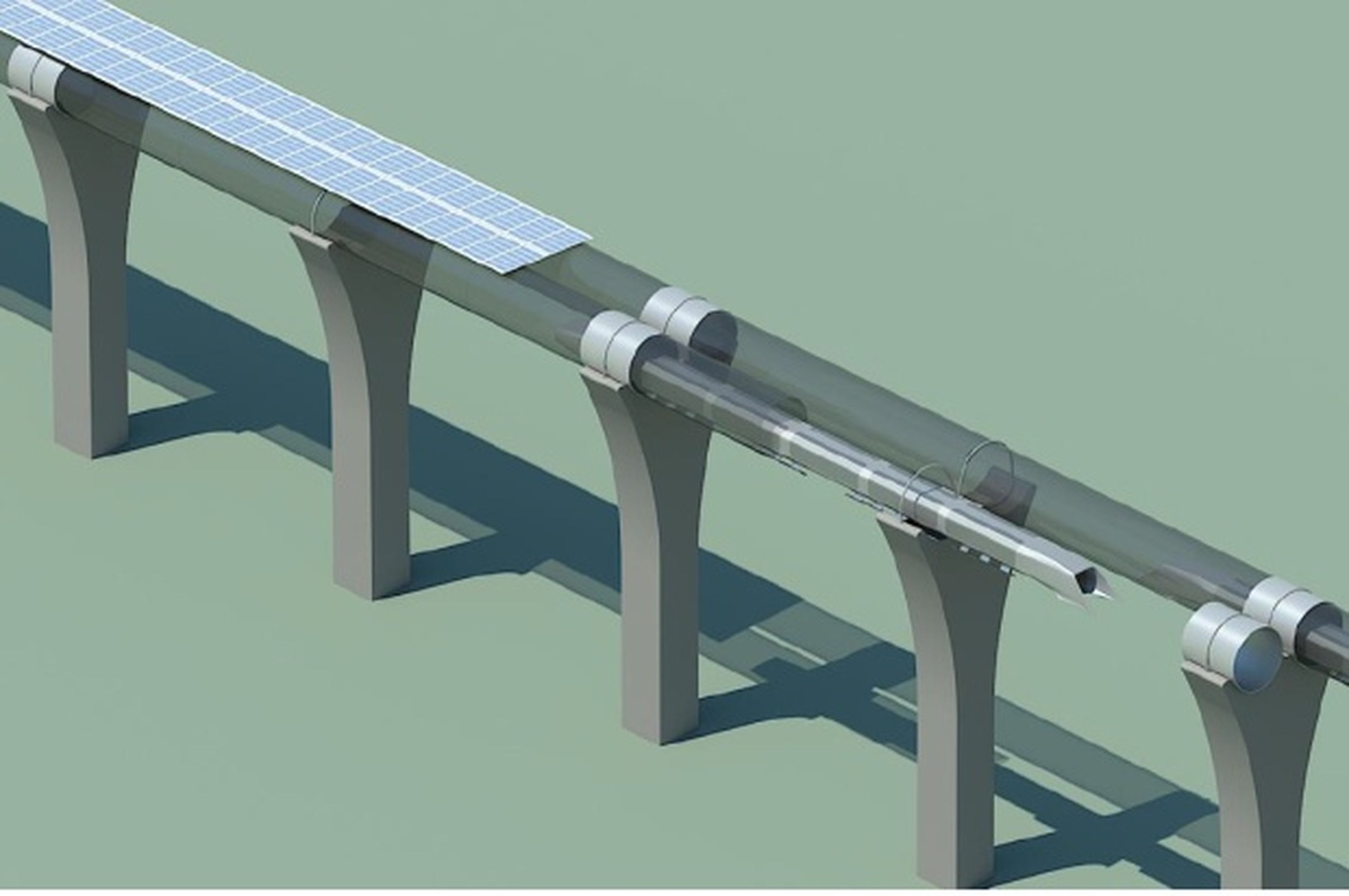 Hyperloop paneles solares