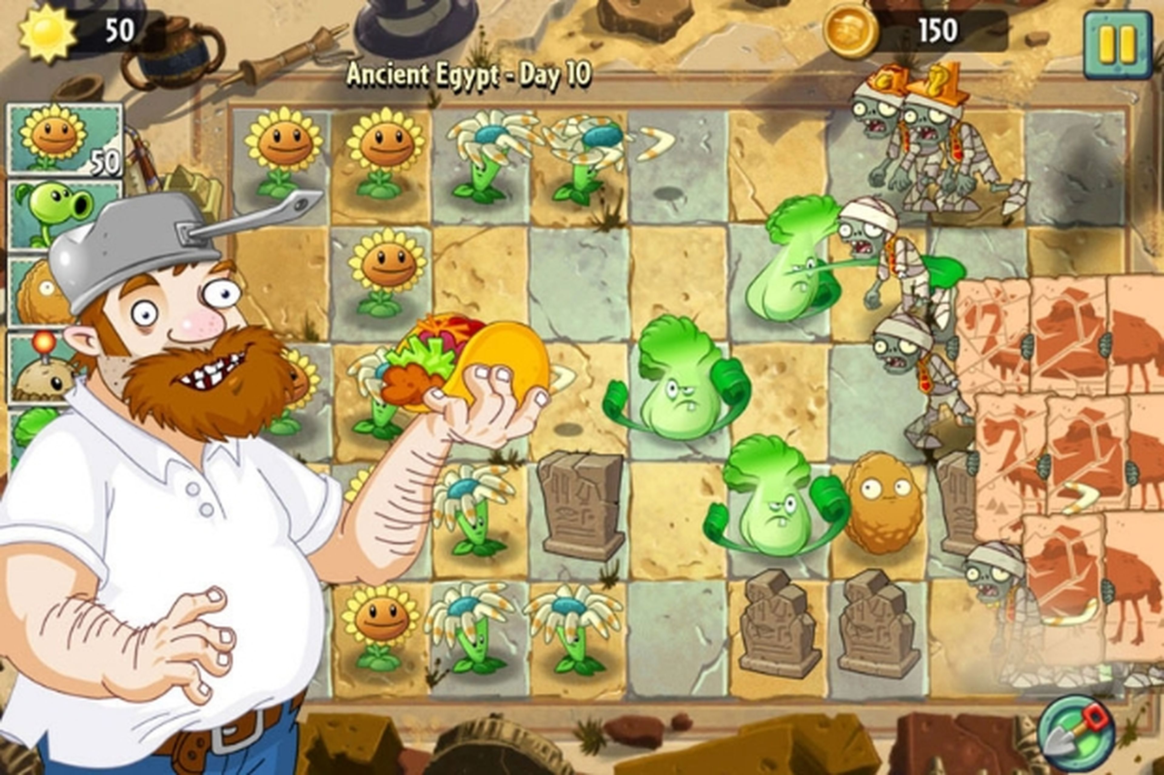 Plants vs. Zombies 2 ya disponible para iPhone, iPad e iPad Touch.
