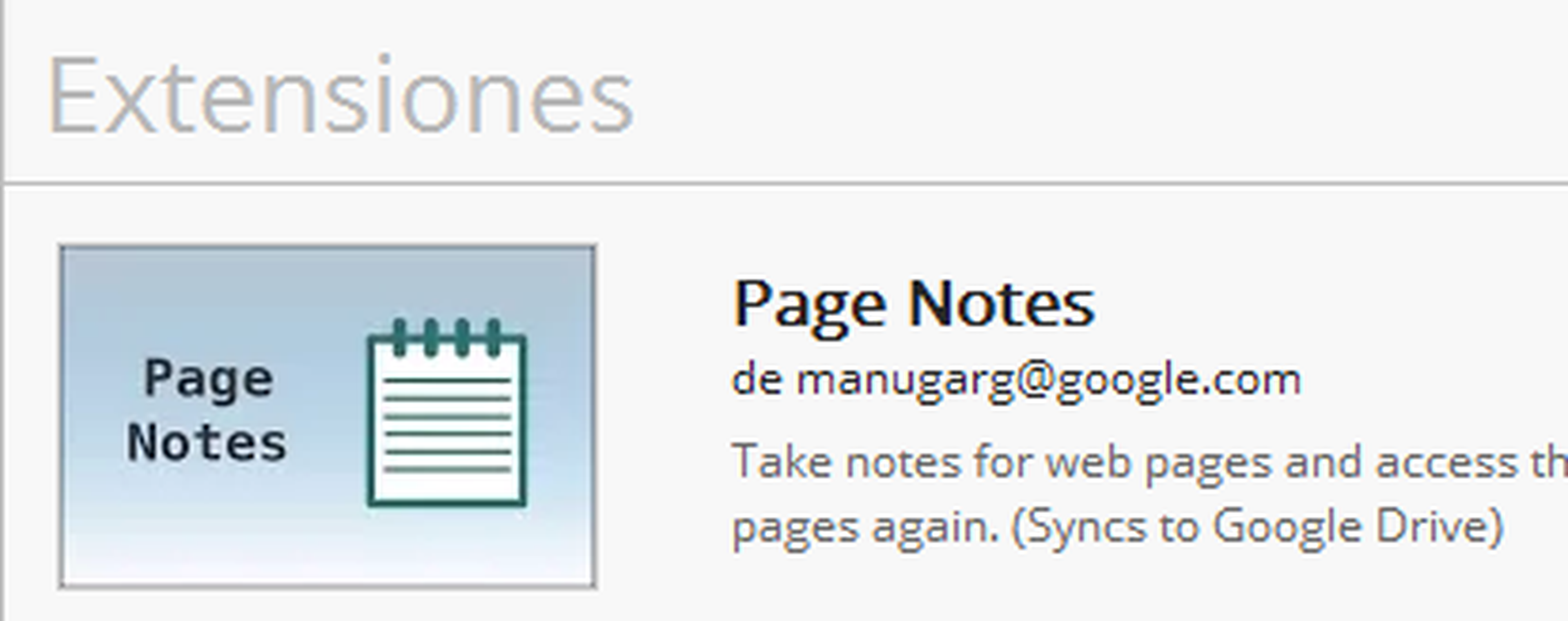 Page Notes