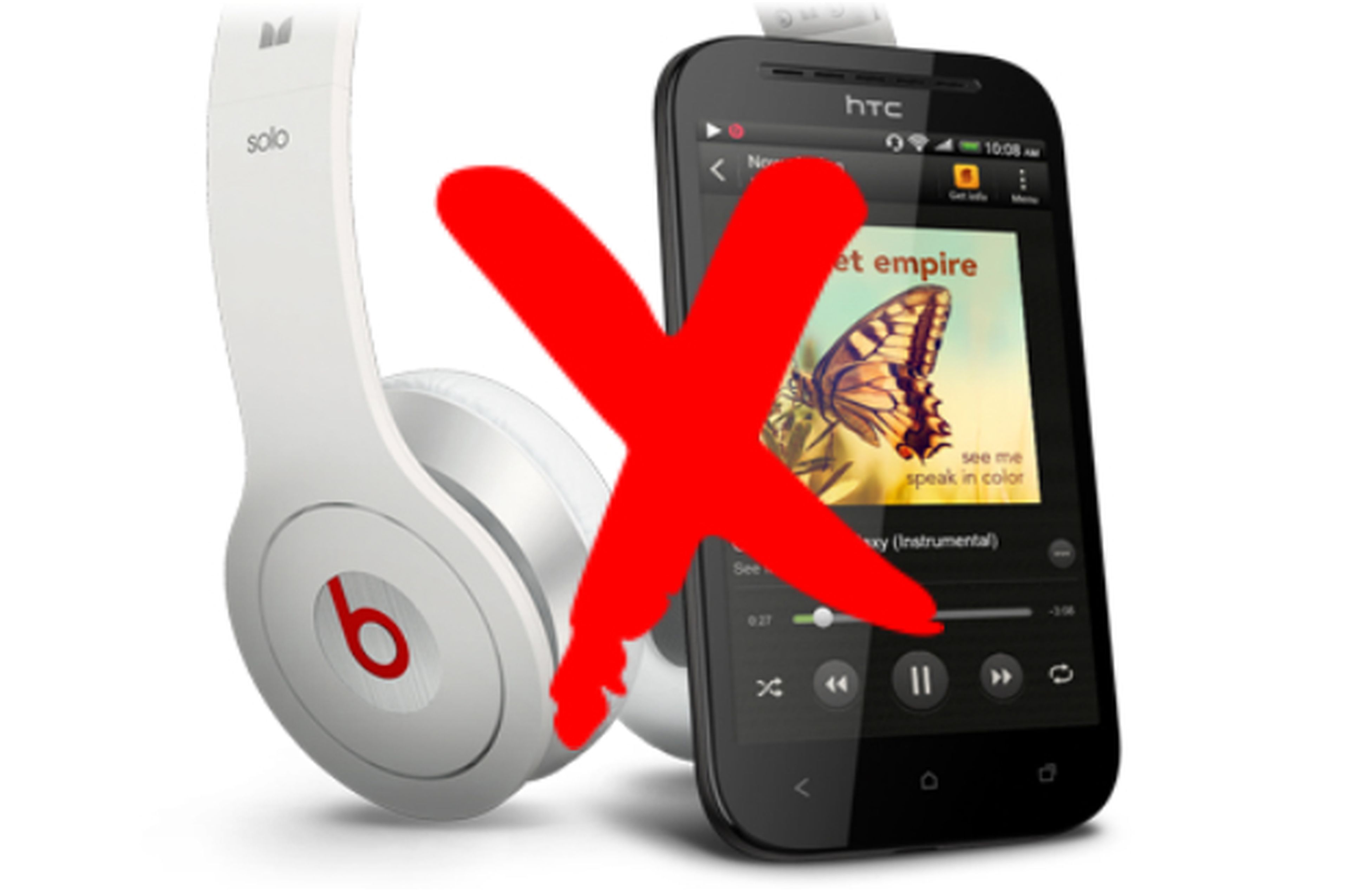 Auriculares Beats Audio y móvil HTC