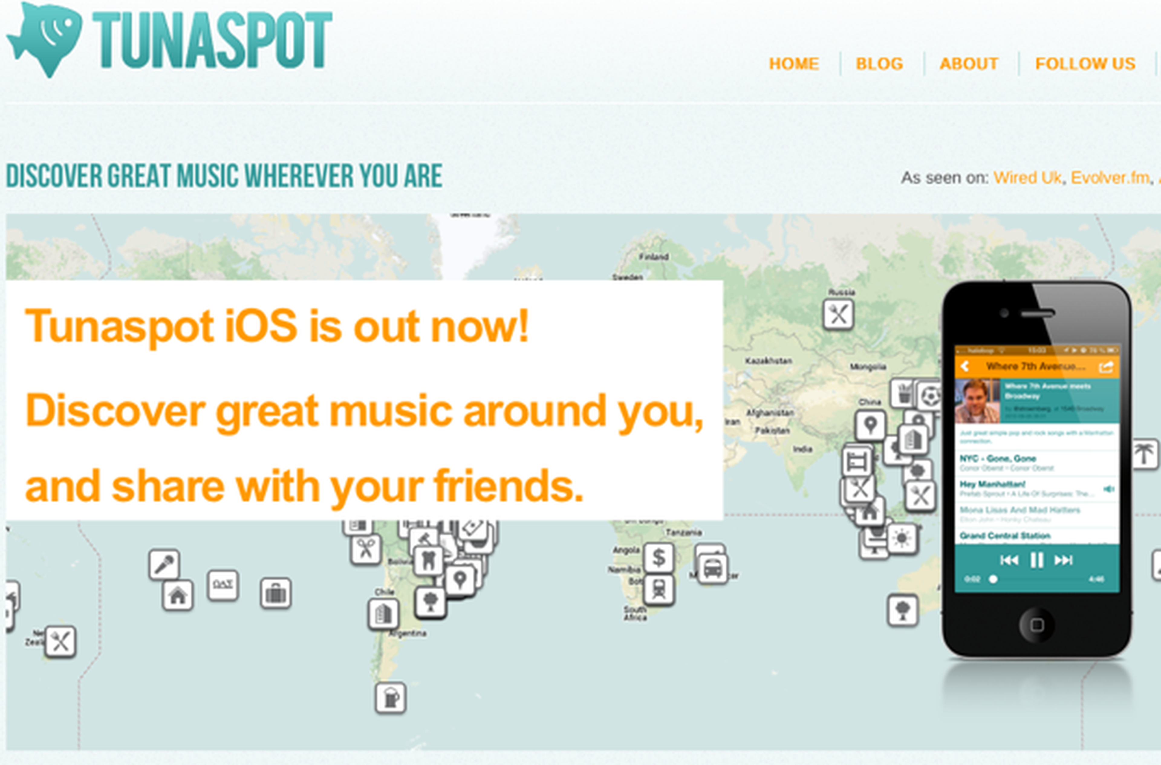 Tunaspot lanza app para iPhone