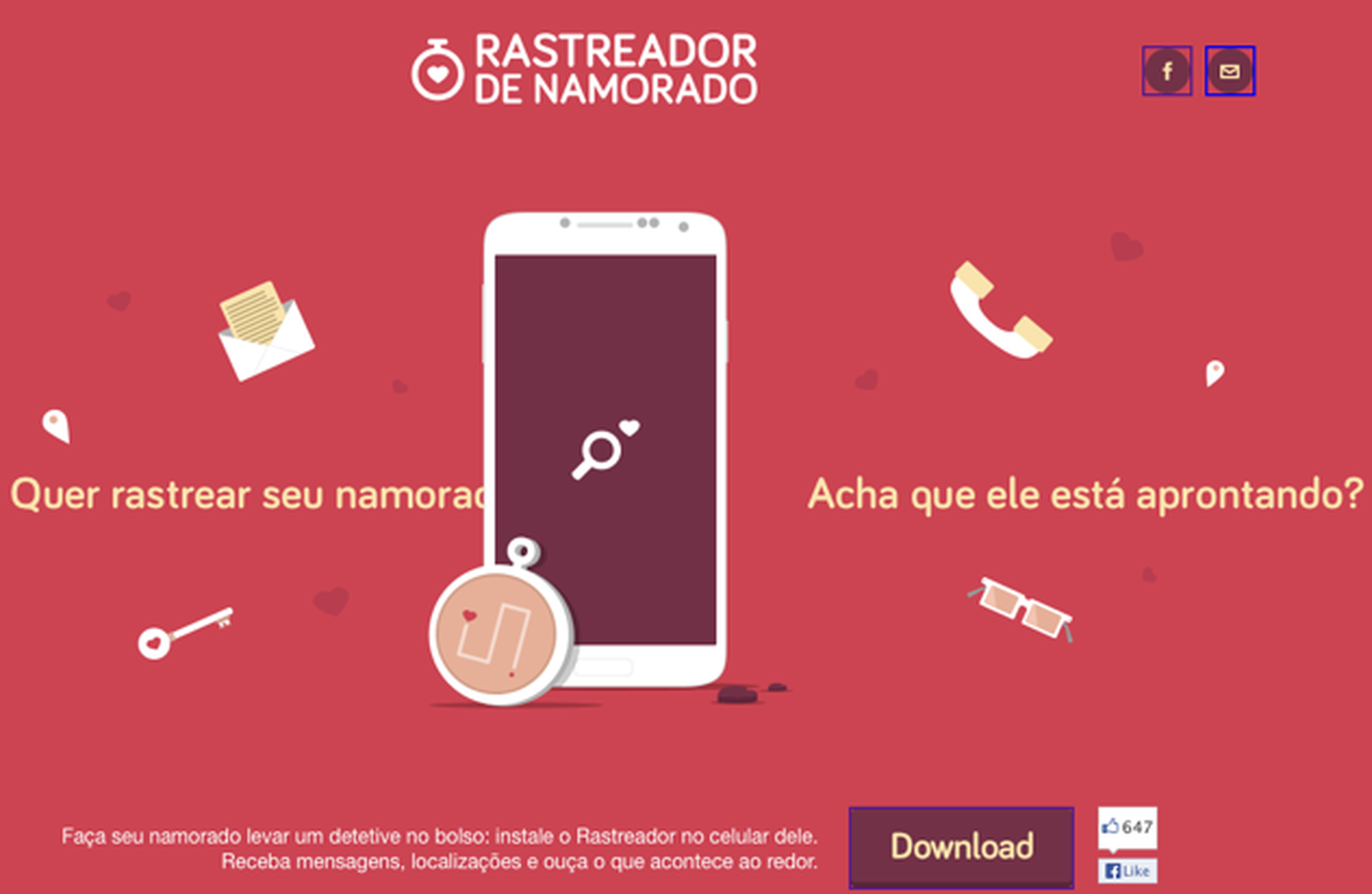 Rastreador de Namorado, una app para espiar a tu pareja