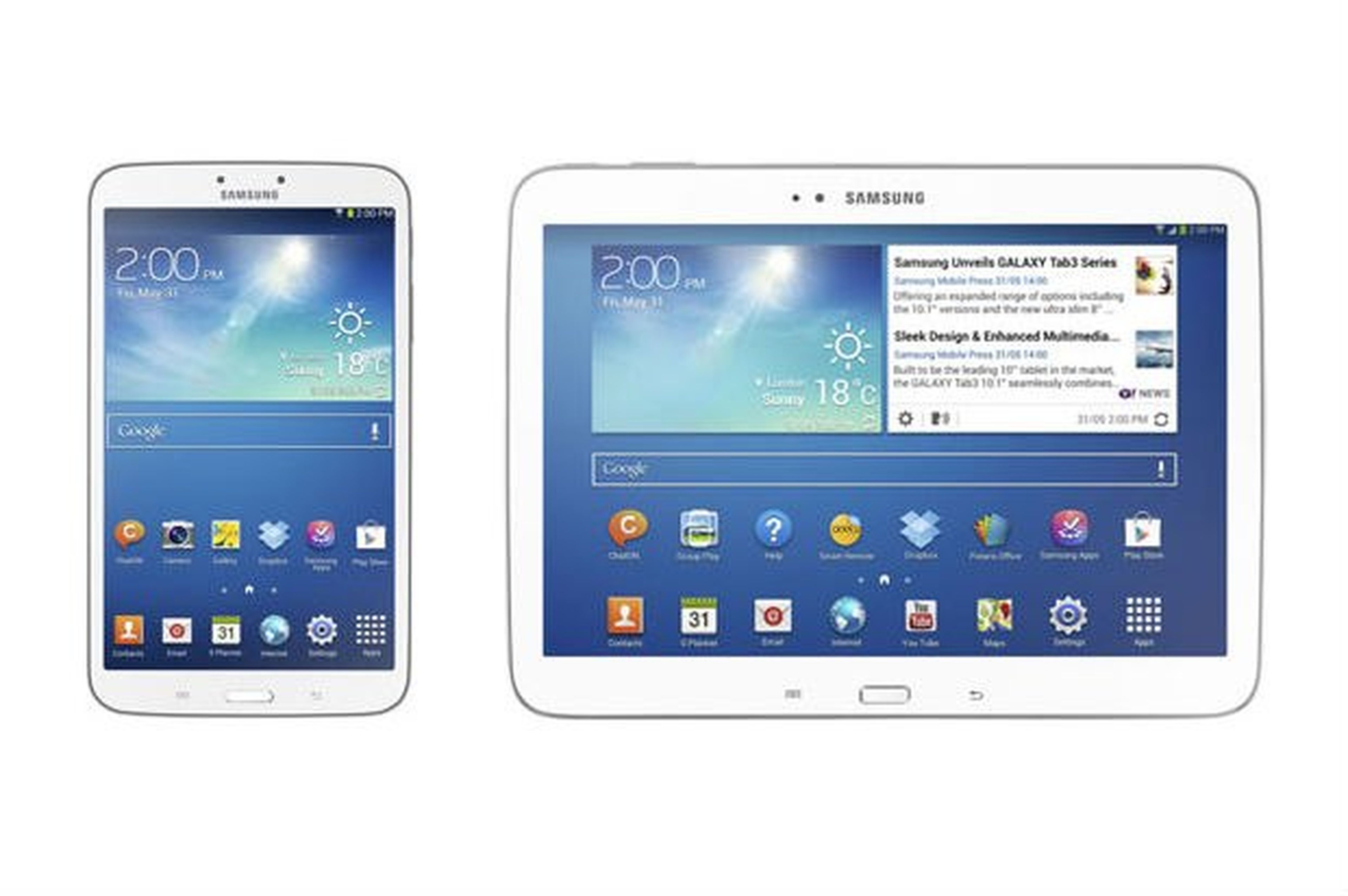Tablet Samsung Galaxy Tab 3 de 7 pulgadas, en azul