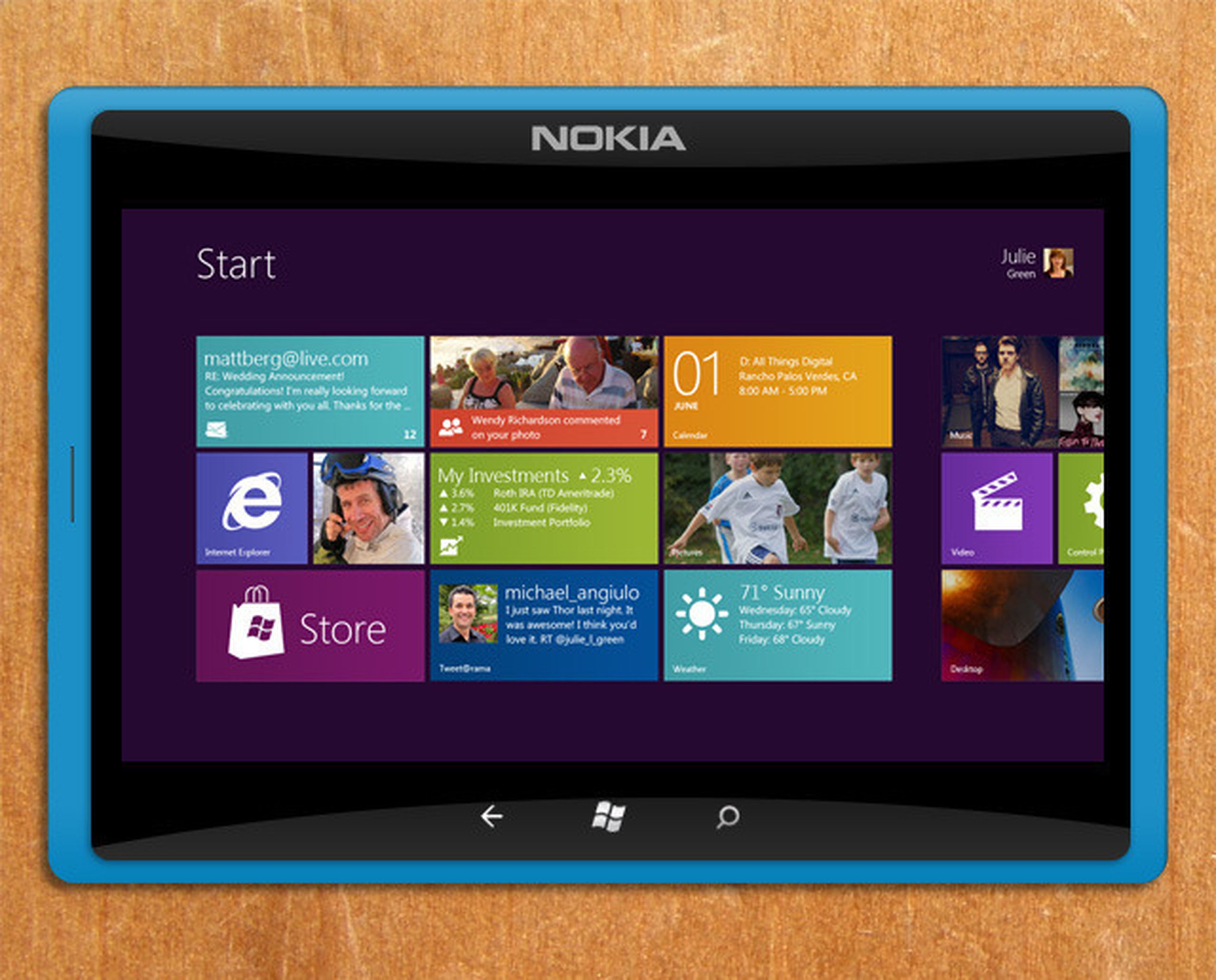 Nokia Sirius, nuevos datos de esta tablet Windows RT