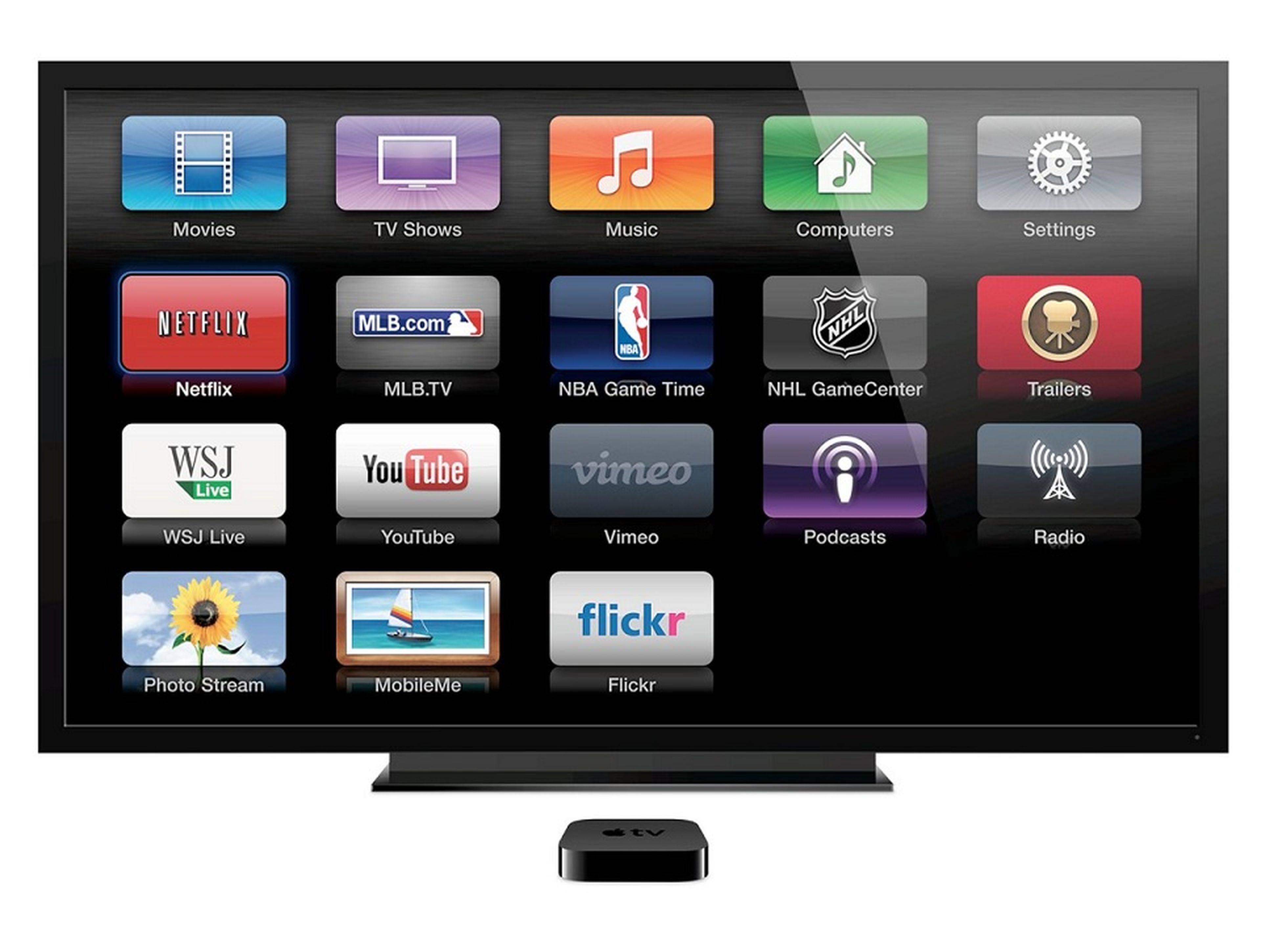 Actualización de Apple TV con VEVO y Disney Channel