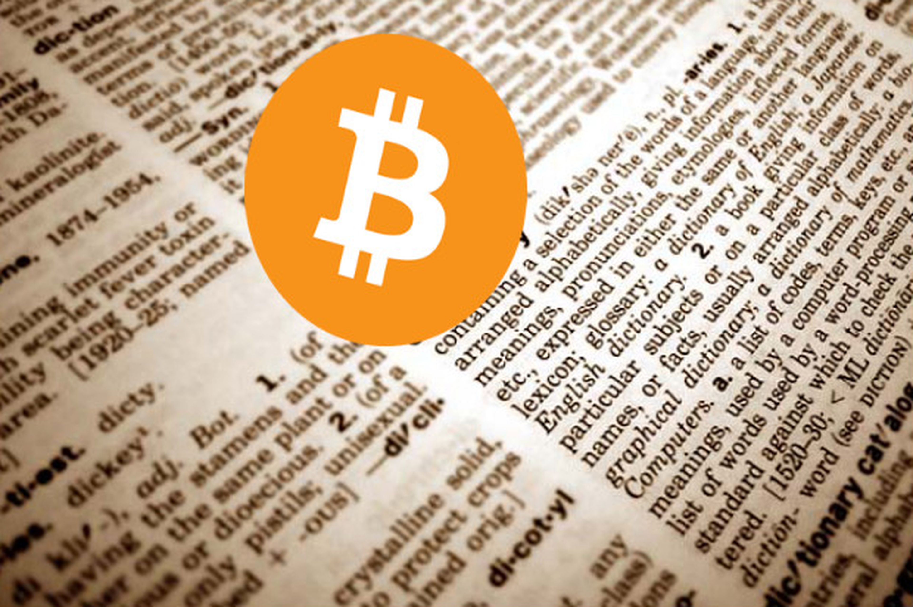 Bitcoin en diccionario