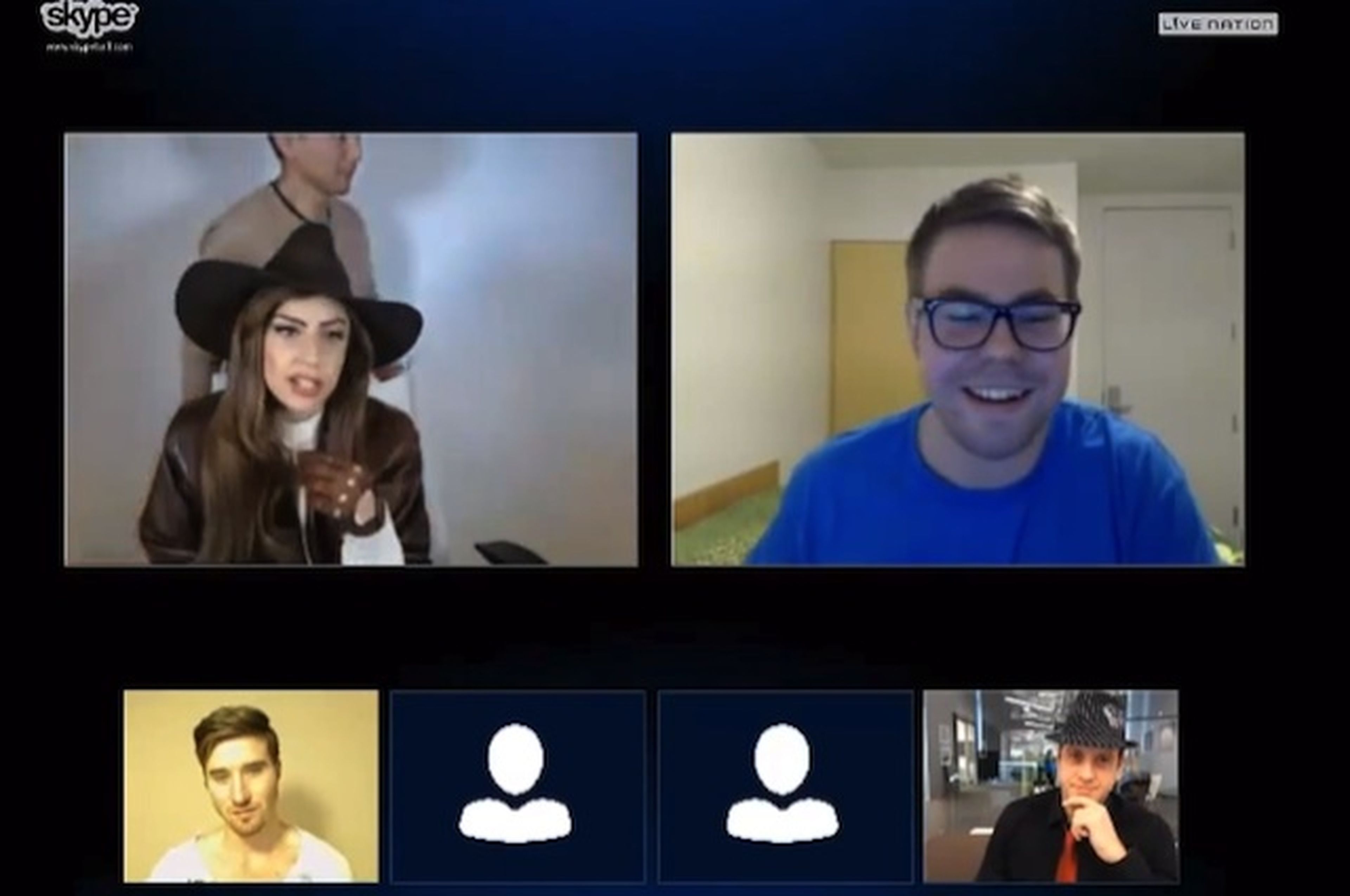 Lady Gaga en Skype