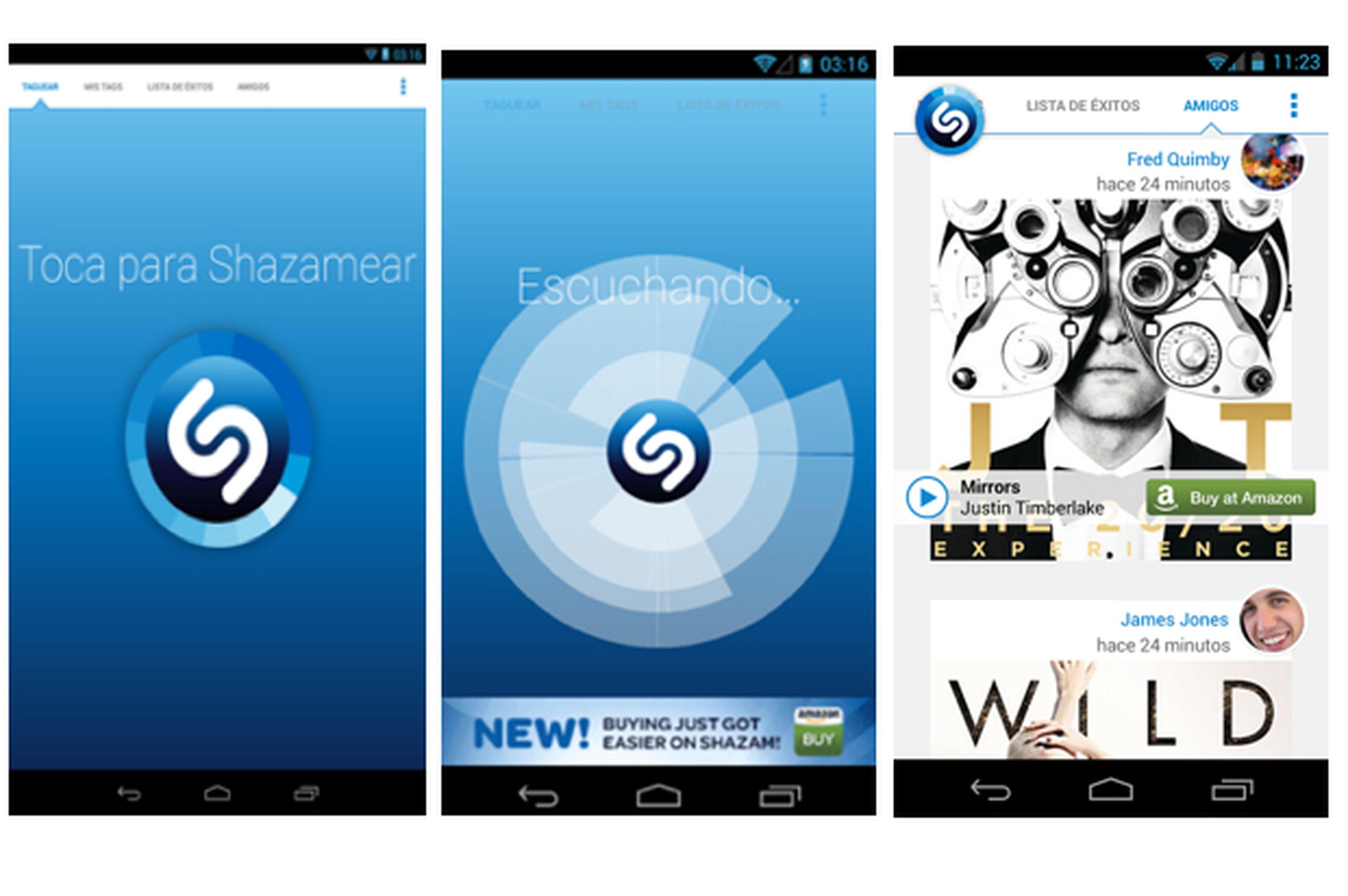 Shazam 4.0 para Android