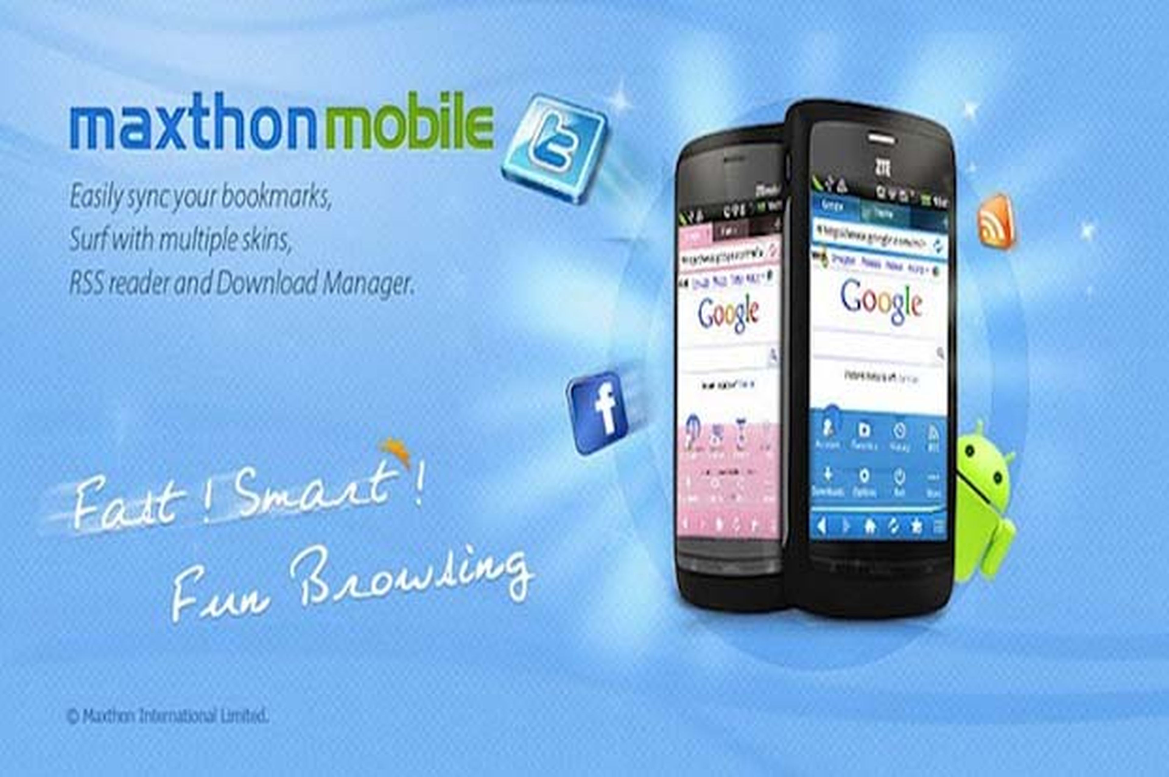 Maxthon será el navegador de nuevos smartphones en 2014