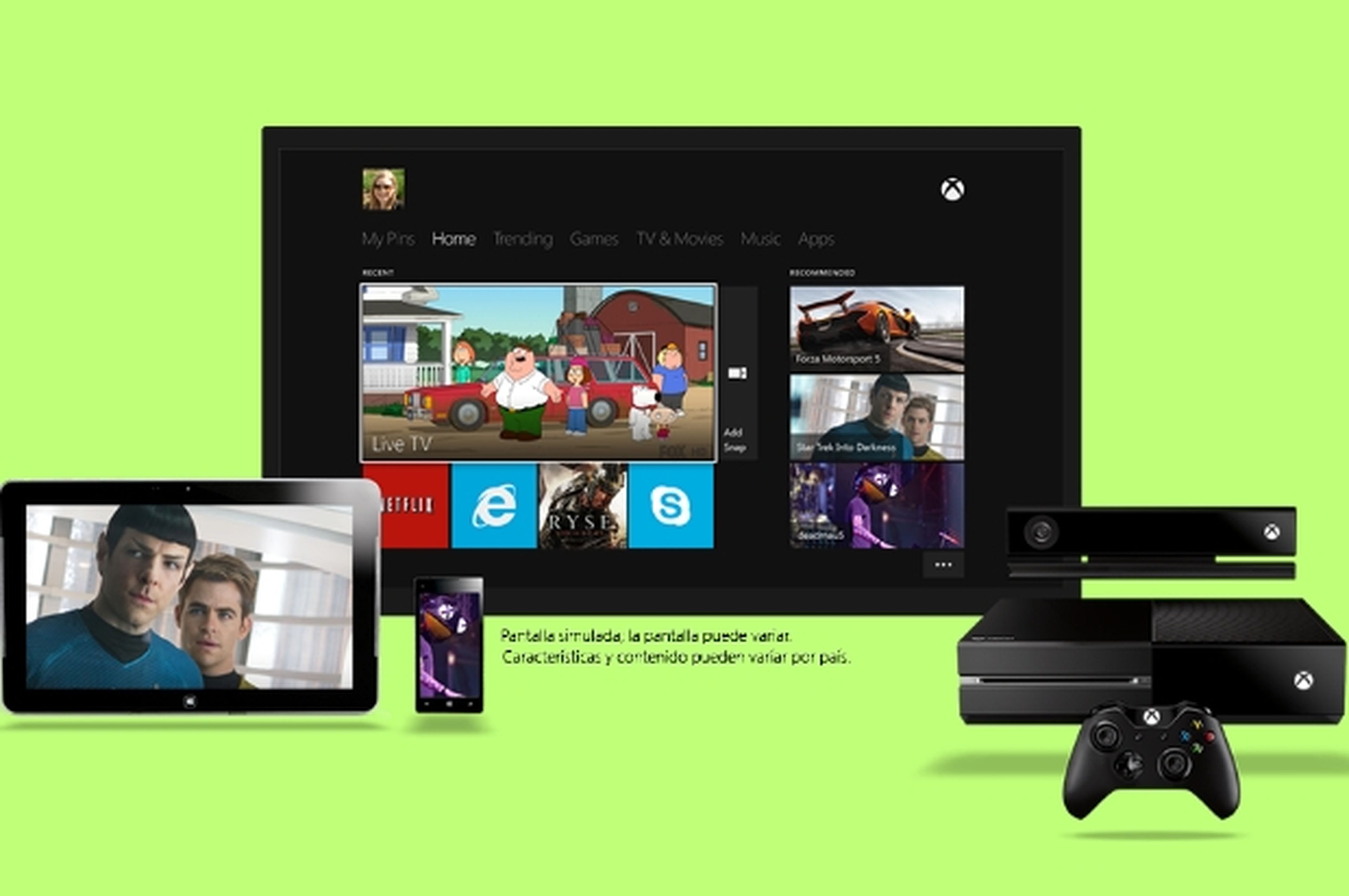Xbox One Smartglass, conecta hasta 16 smartphones o tablets