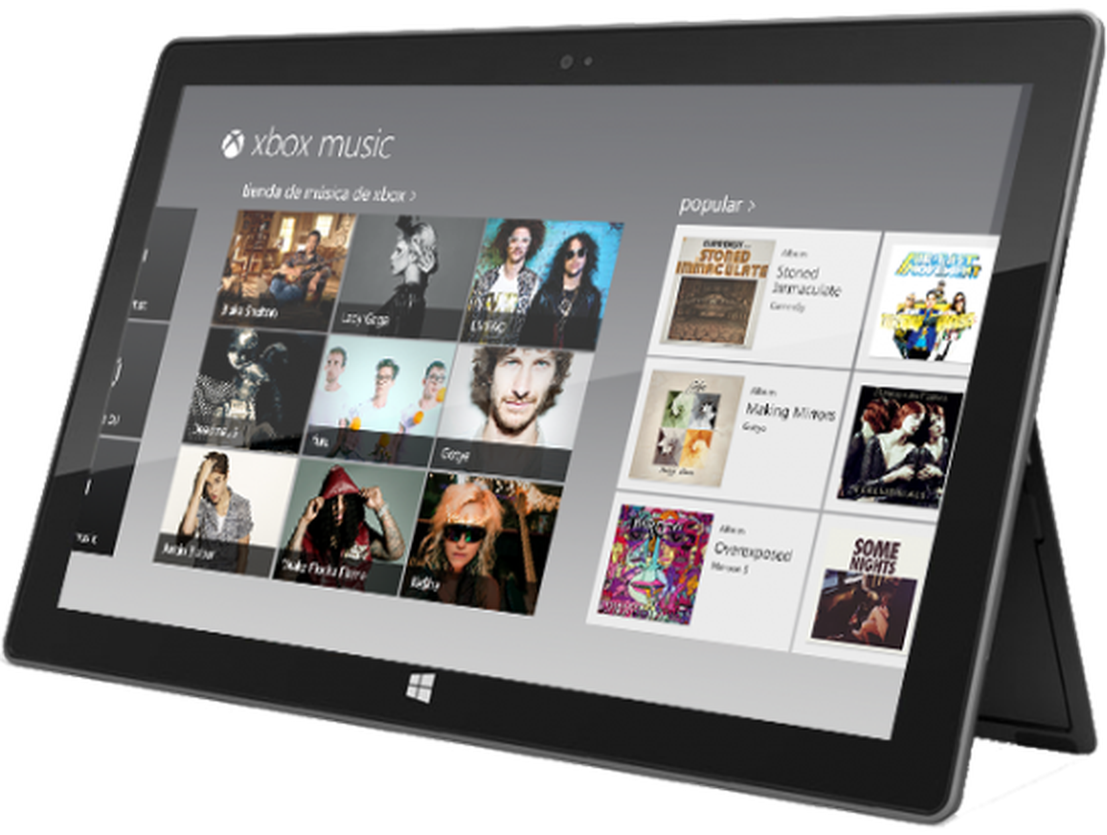 xbox music surface