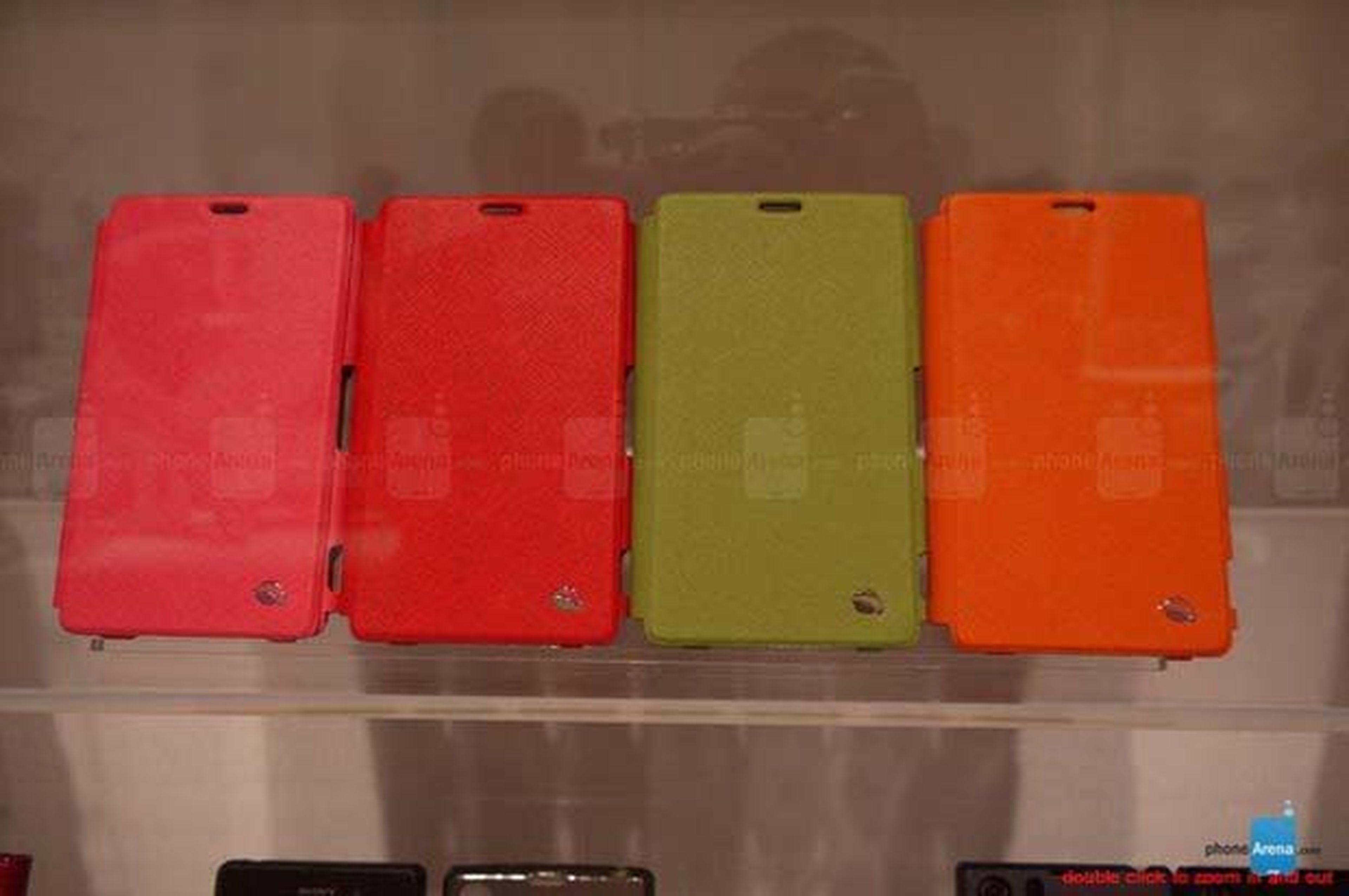 Carcasas del Sony Xperia Z1 avistadas en el IFA 2013