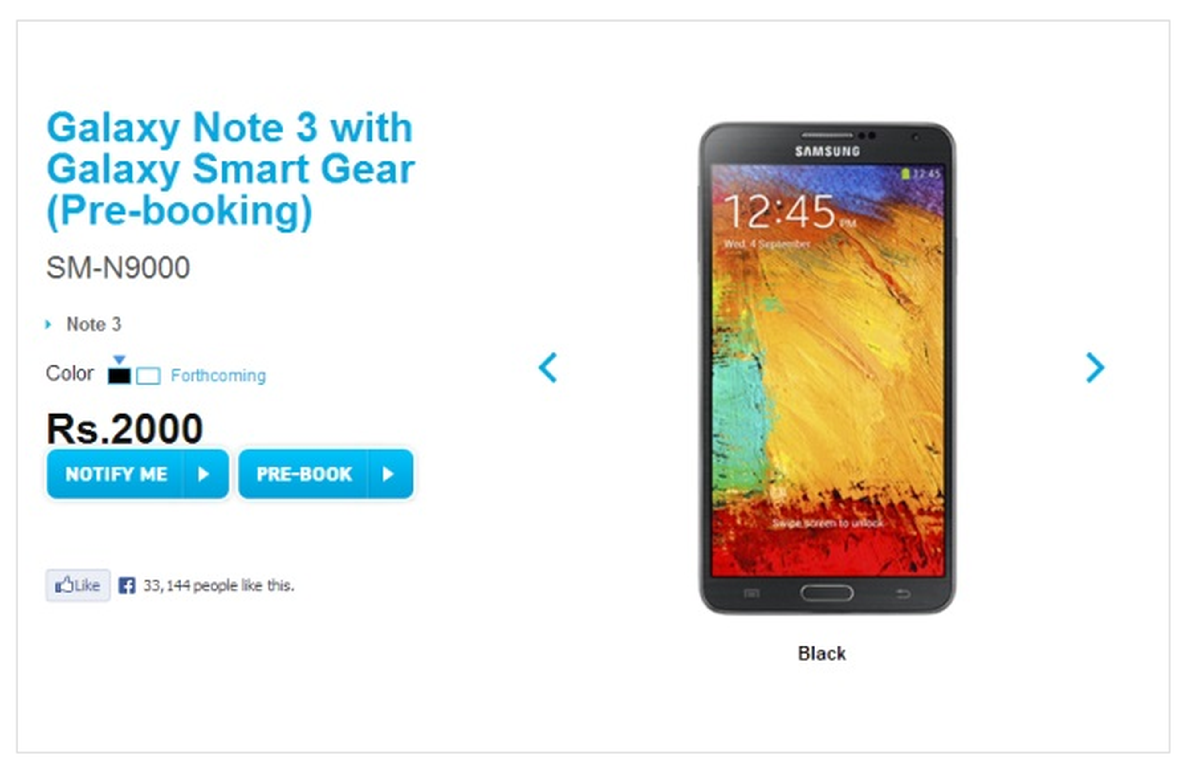 Captura de pantalla Samsung Galaxy Note III