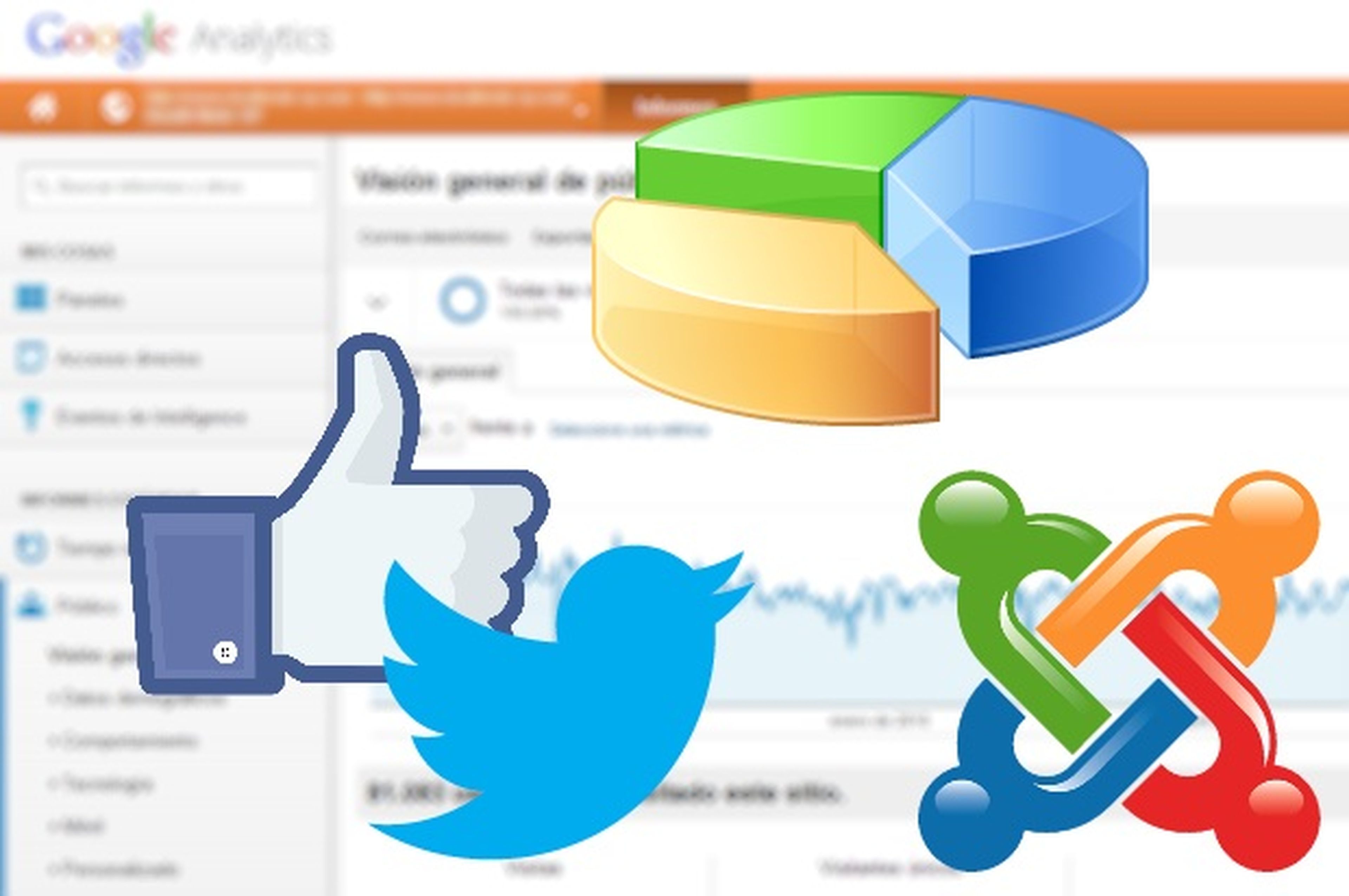 Sigue las estadísticas y socializa tu web basada en Joomla
