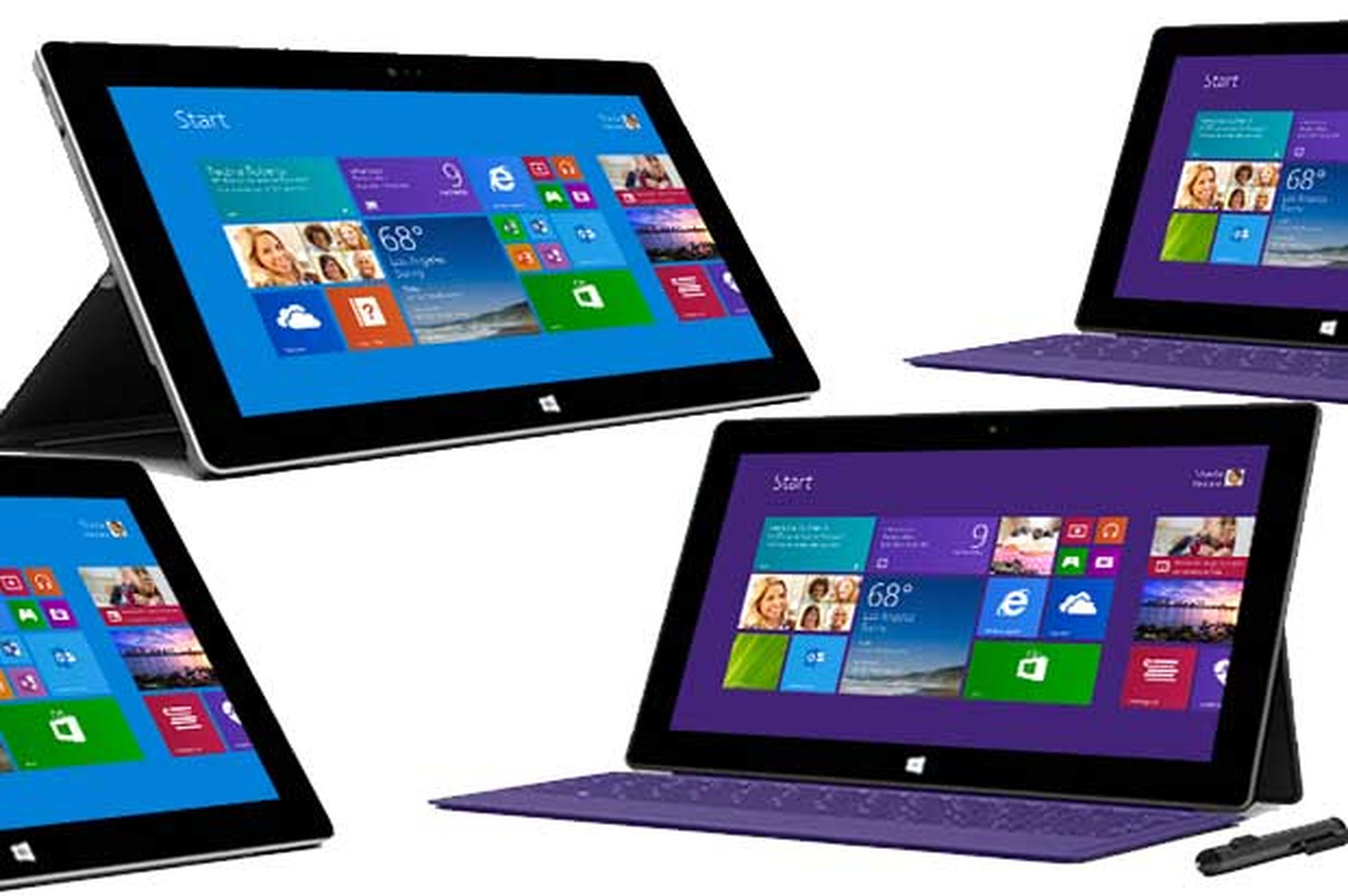 Surface 2 y Surface pro 2