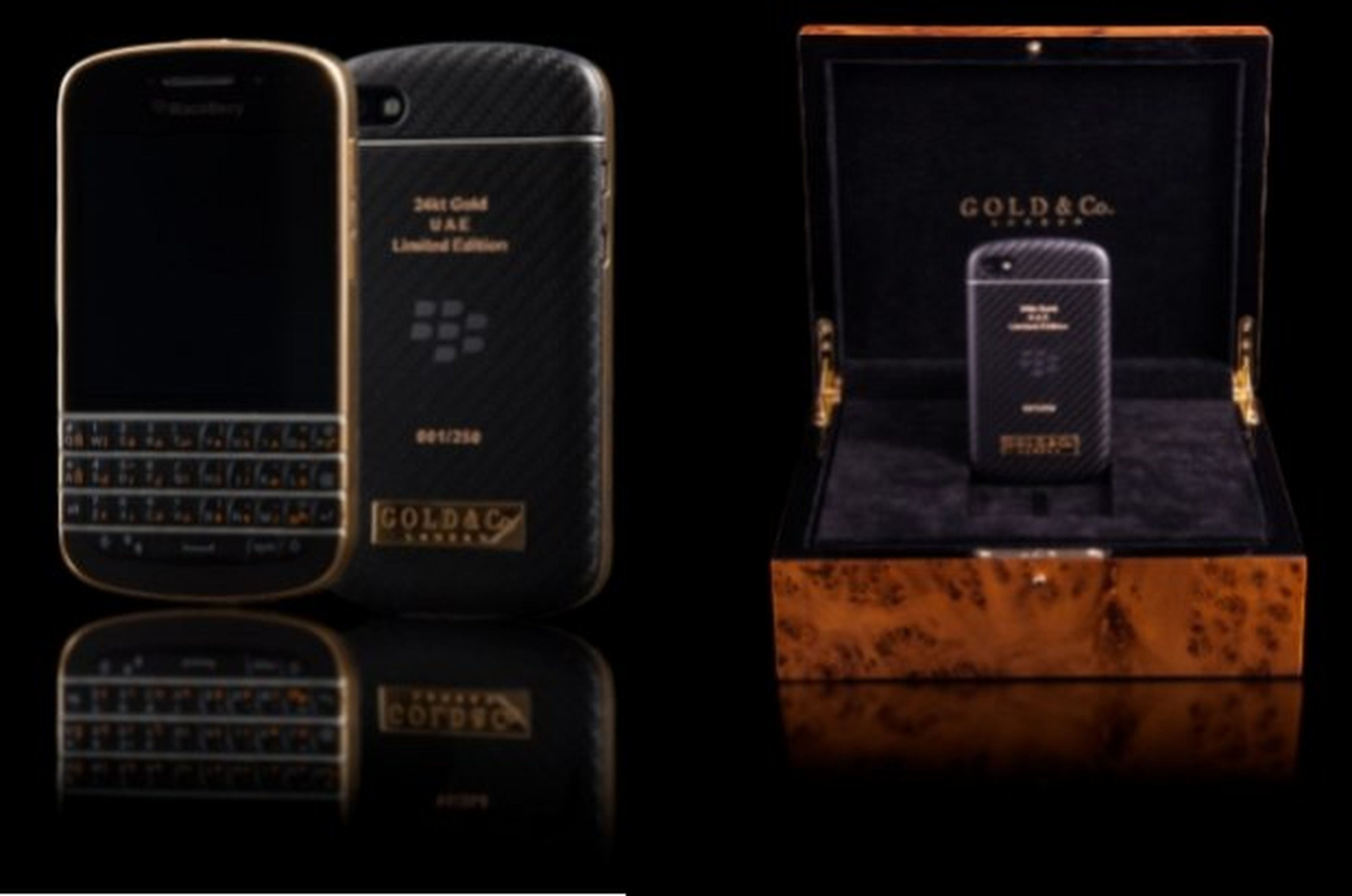 BlackBerry Q10 oro