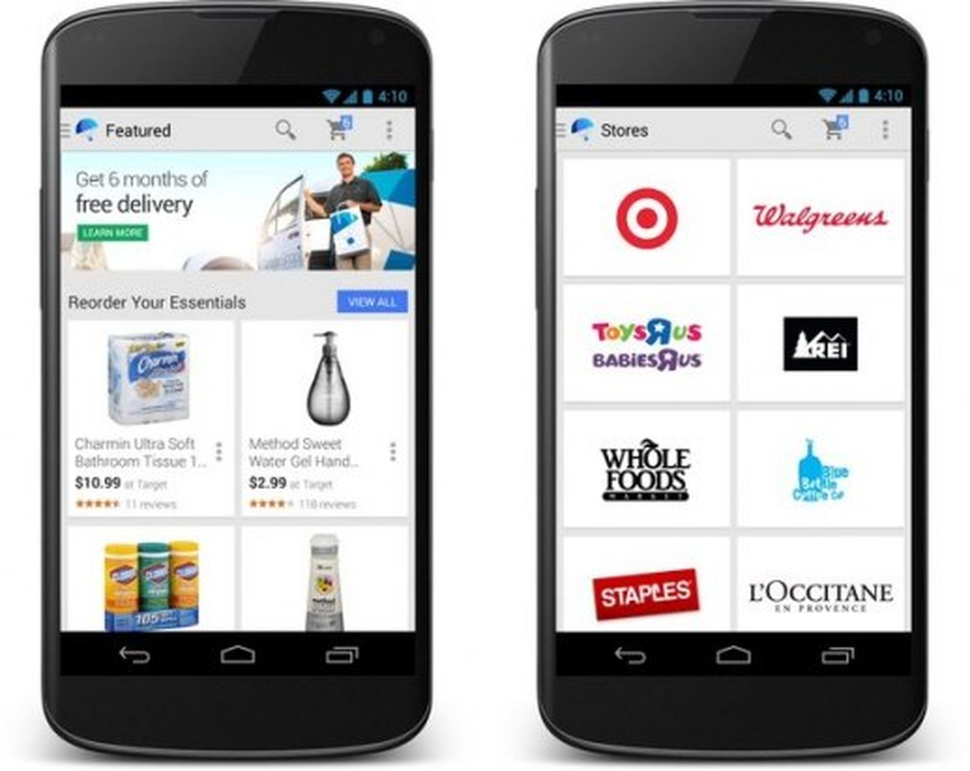 Google lanza apps de Google Shopping Express