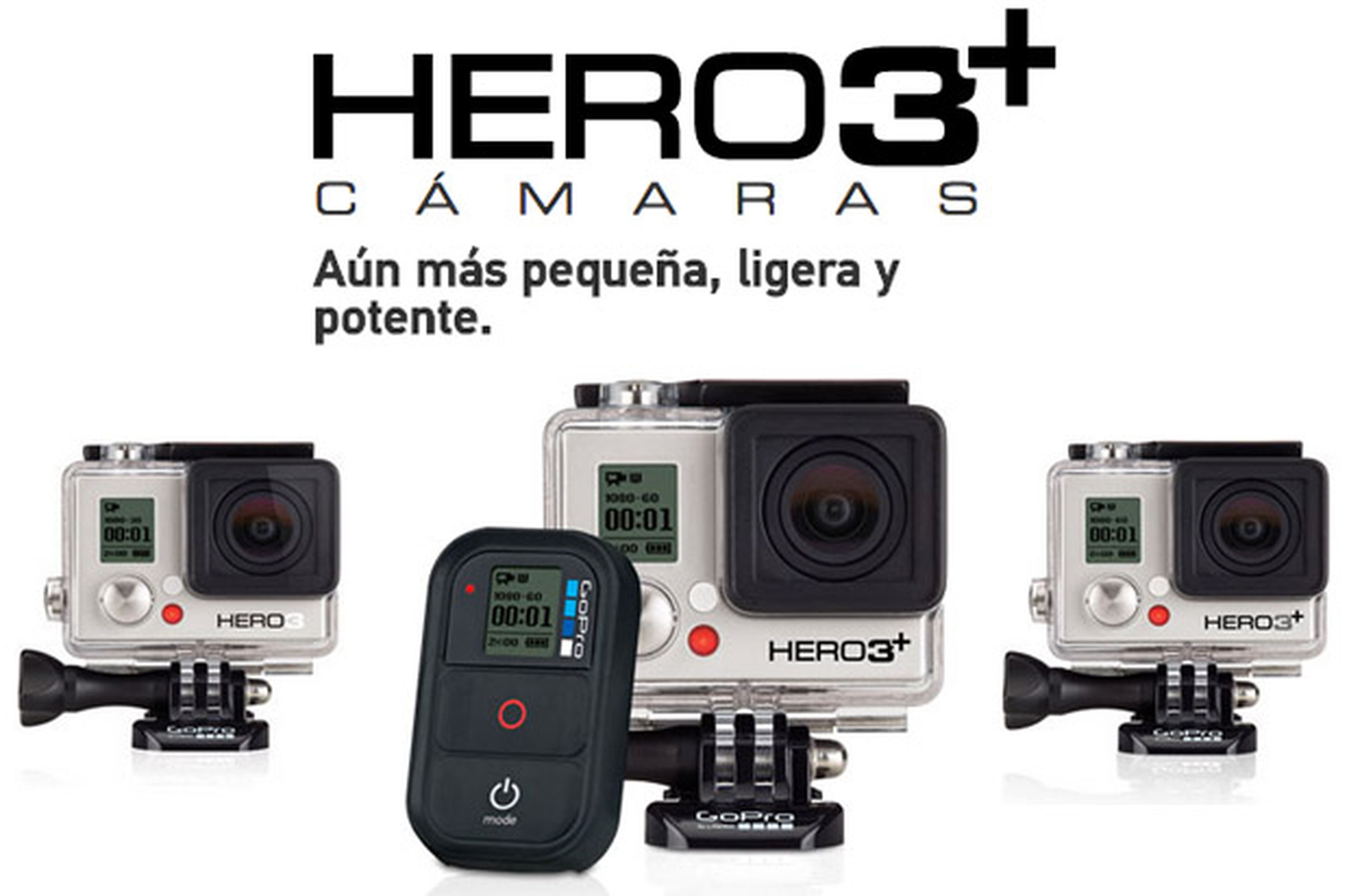 GoPro presenta la Hero3+: mejores cámaras para deportistas