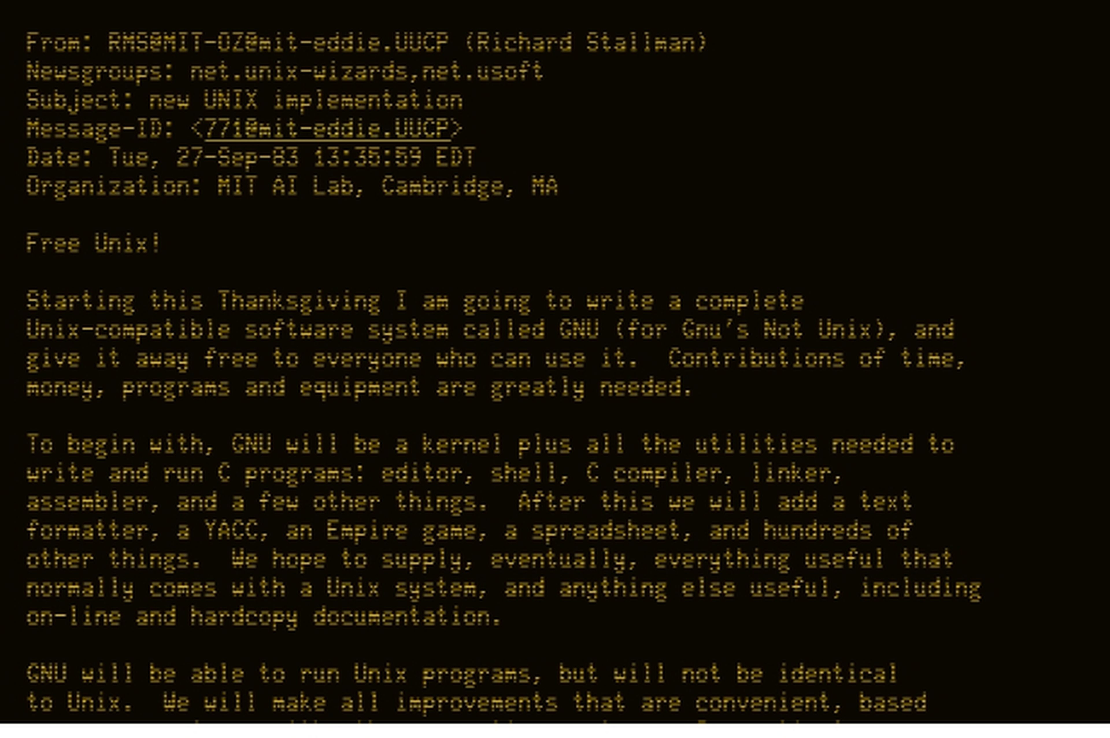 Email Richard Stallman