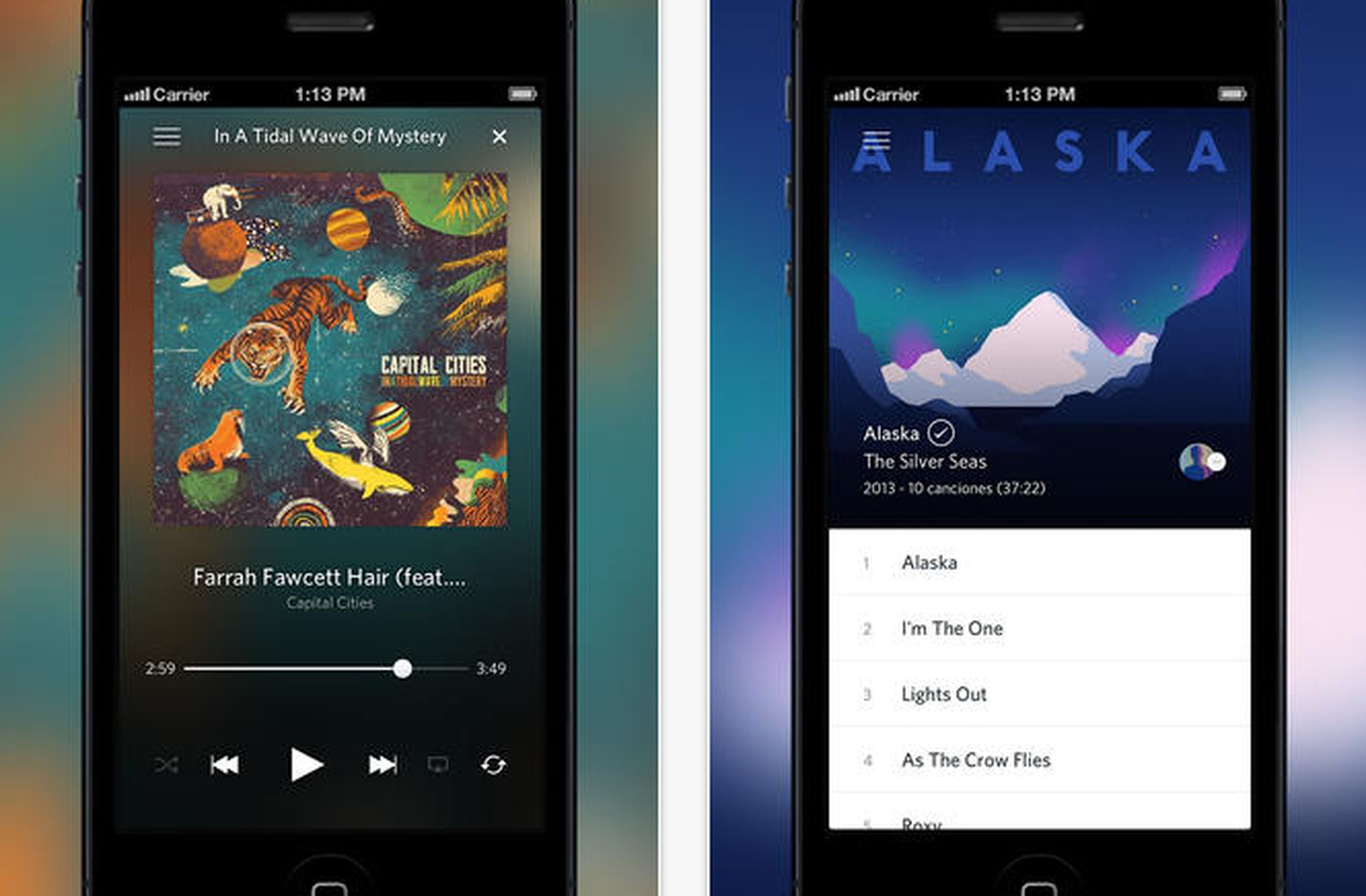 Rdio iOS 7