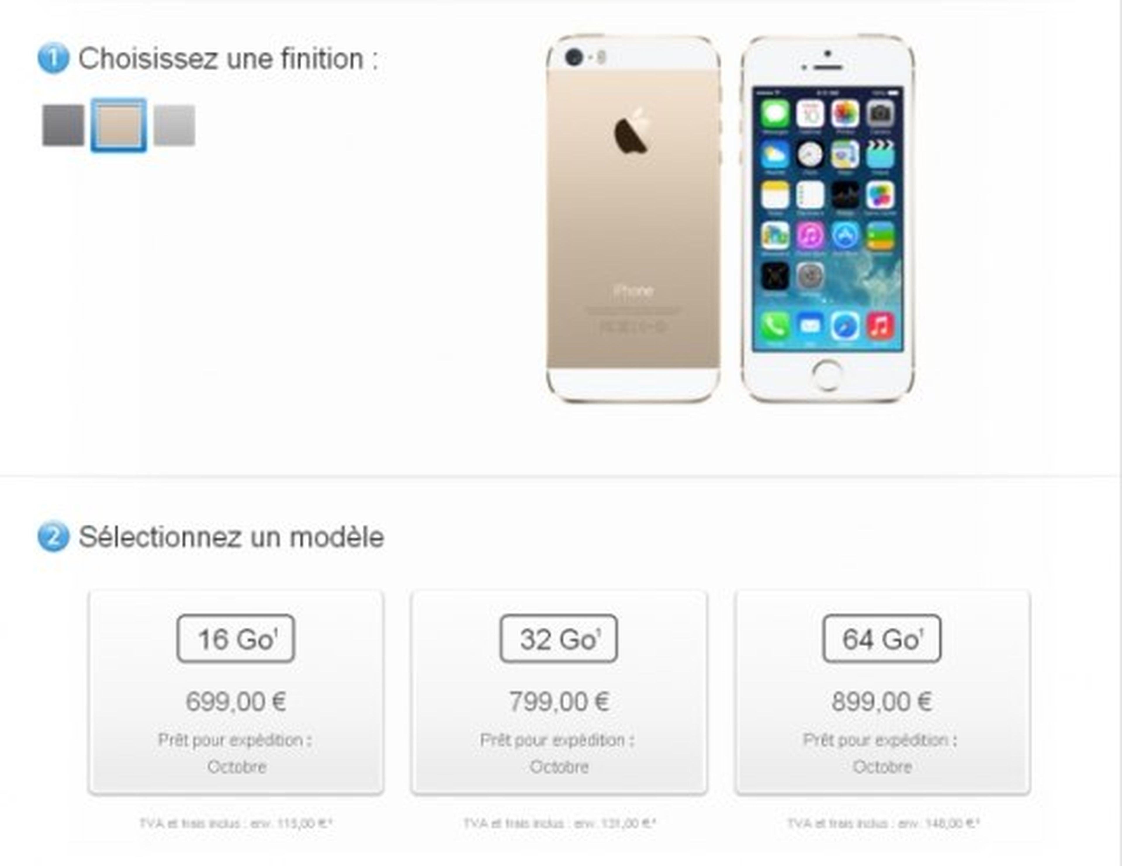 Precio iPhone 5S España