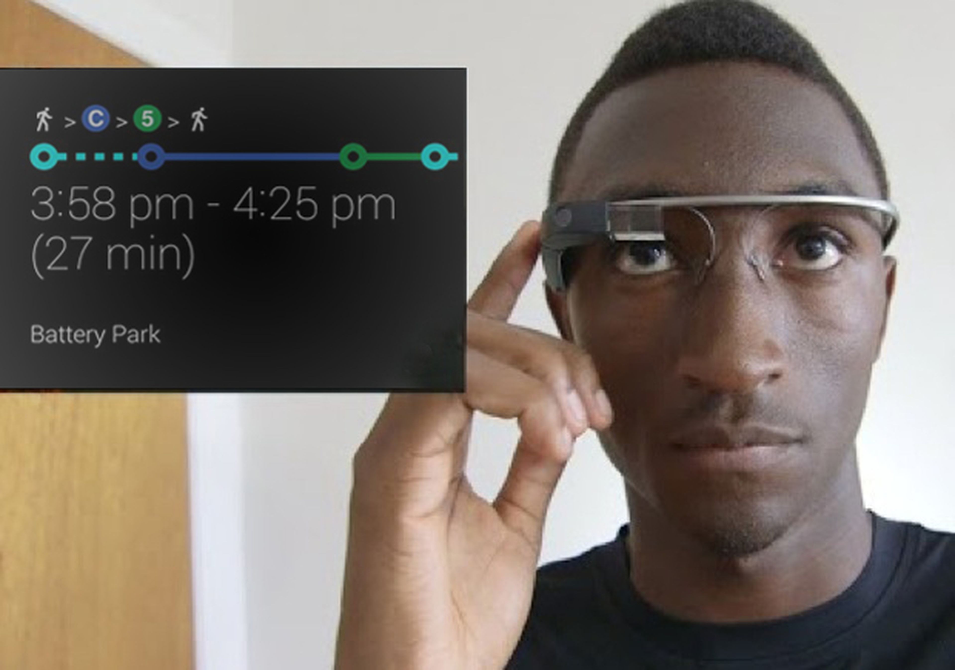 Google Glass ahora con direcciones de tránsito