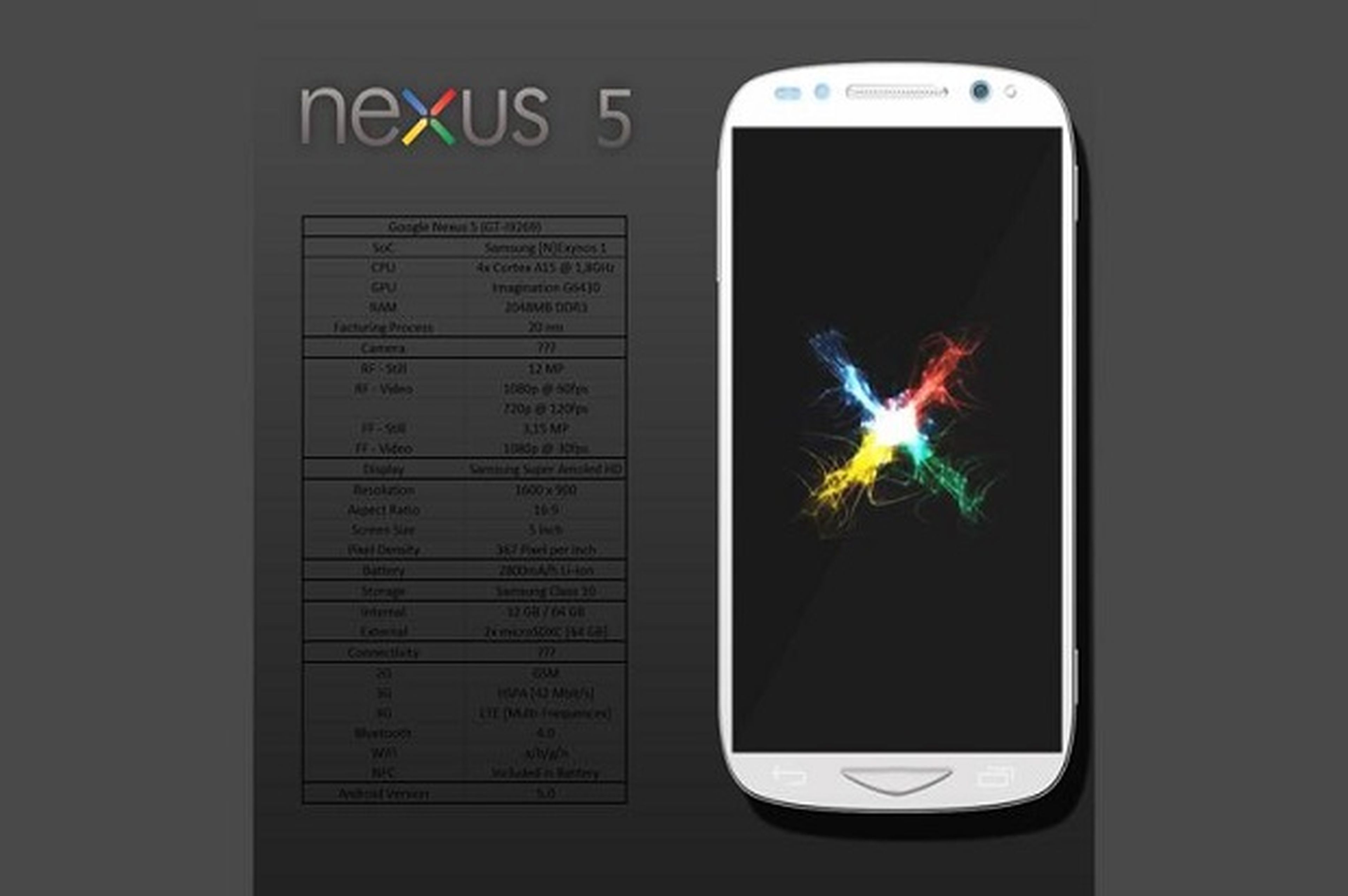 Google presentaría un Nexus 5 "Maxx" con batería ampliada