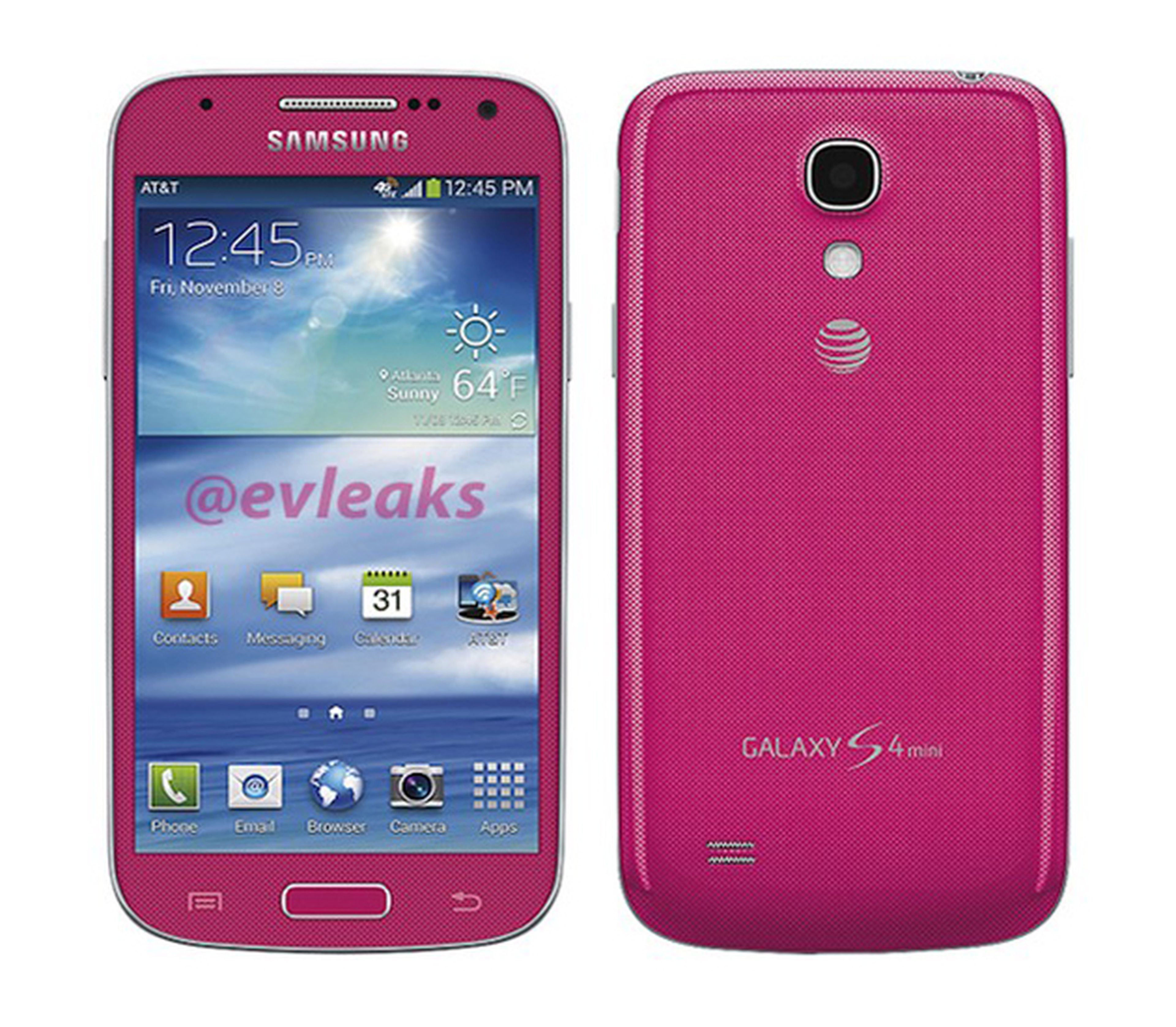 Samsung Galaxy S4 mini filtrado en color rosa | Computer Hoy