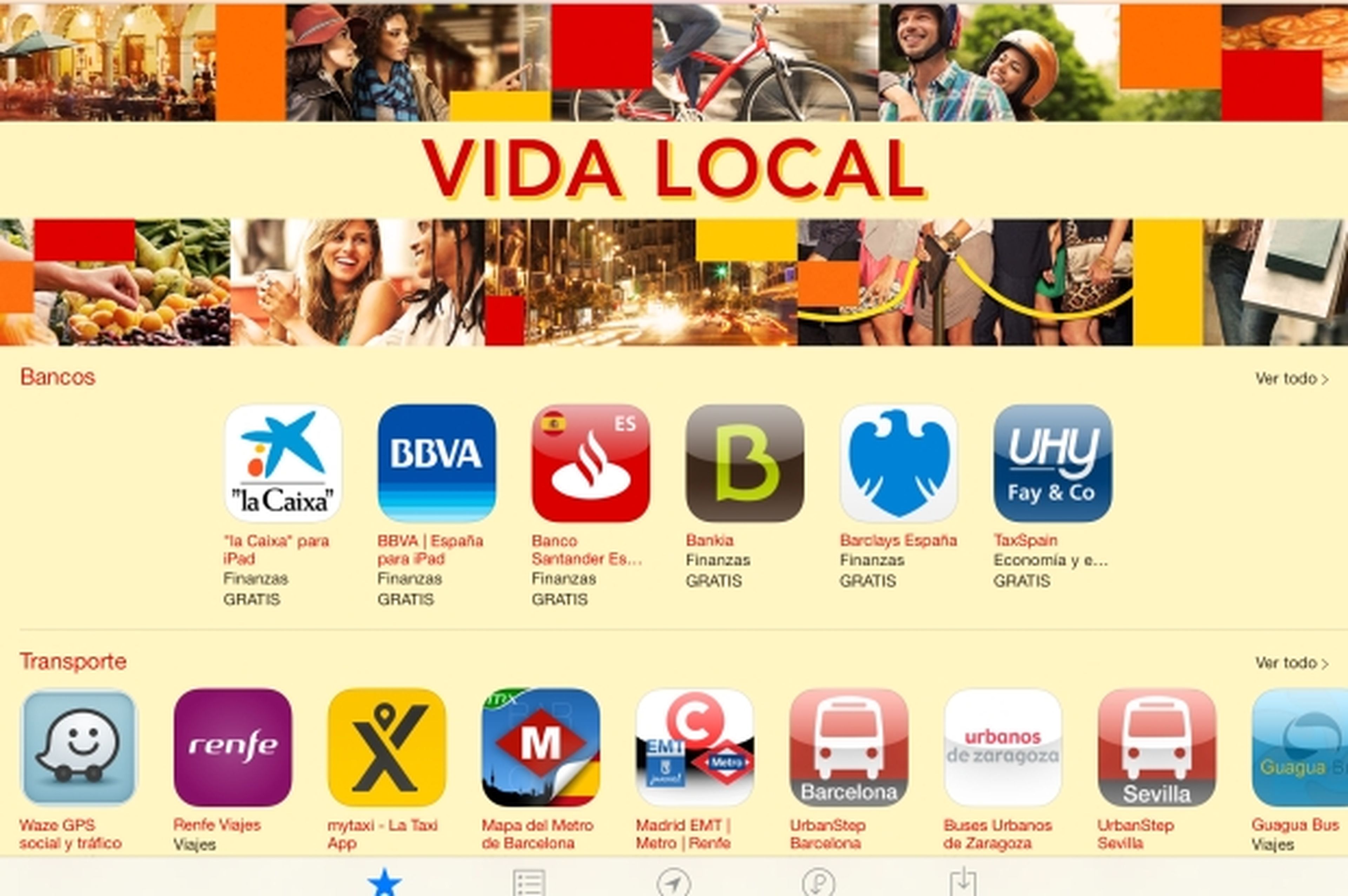 Vida Local, nueva sección de apps españolas en la App Store