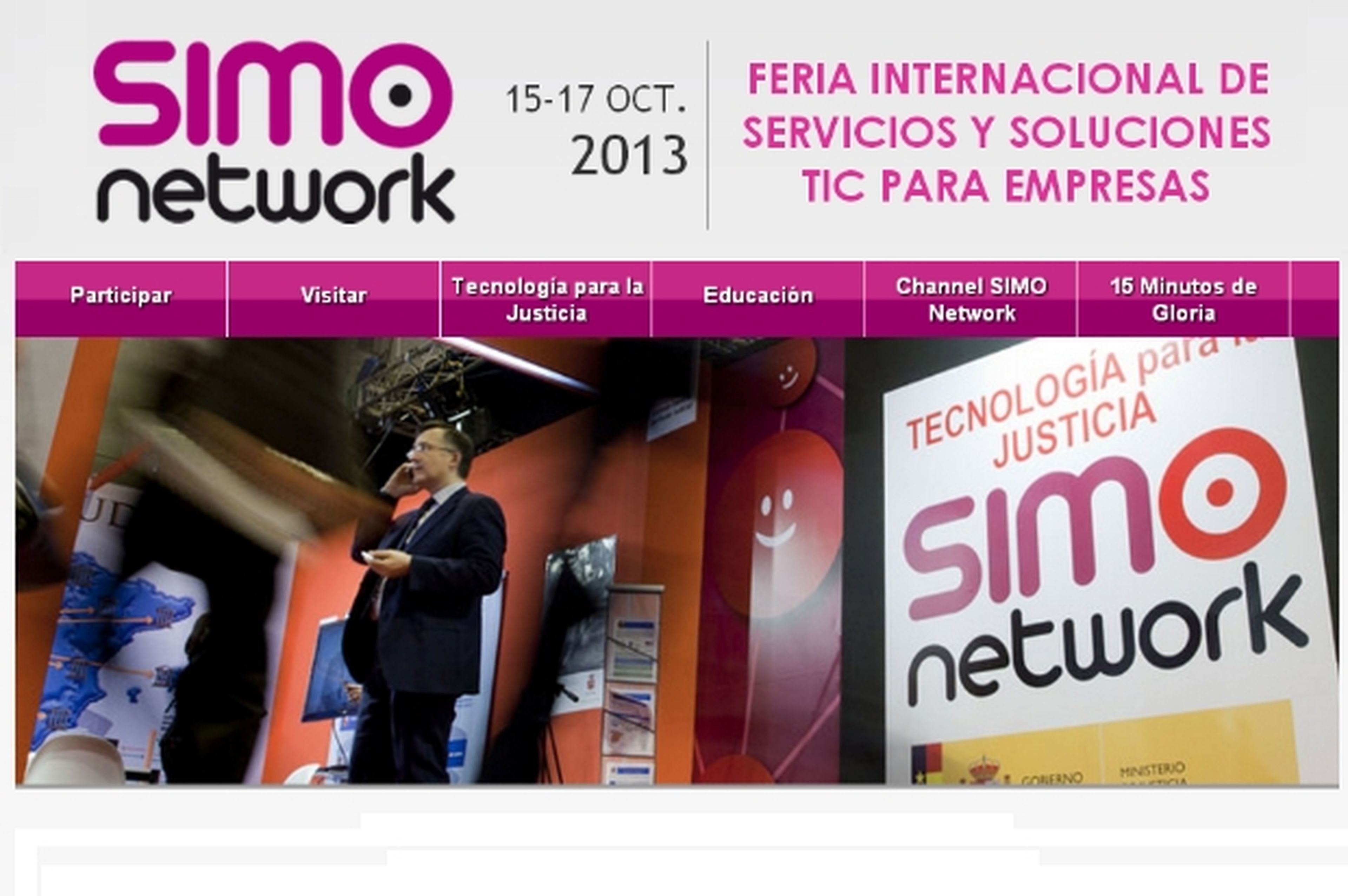 La feria SIMO Network 2013, la feria sobre TIC para empresas y educación, del 15 al 17 de octubre en IFEMA Madrid