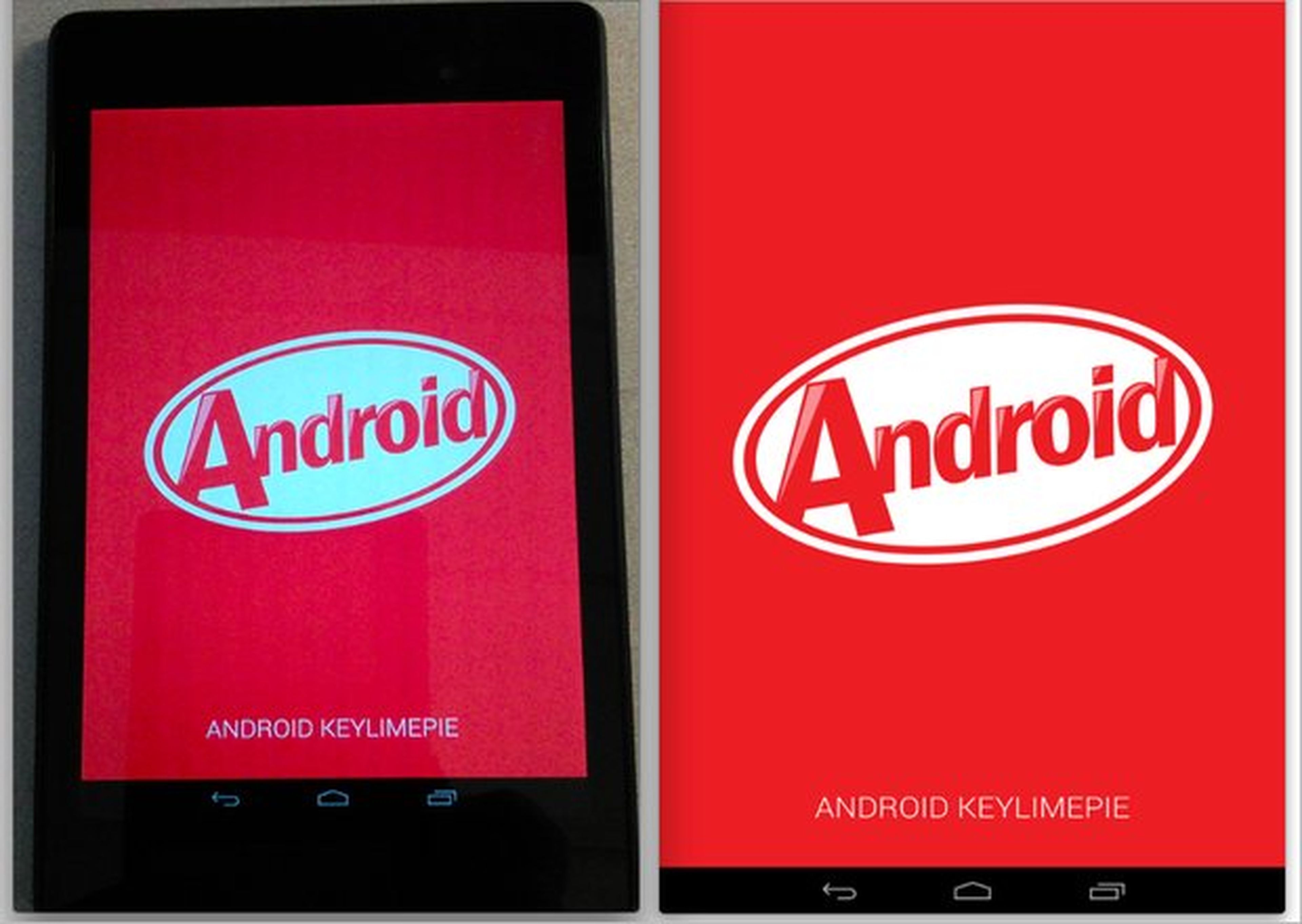 Capturas de pantalla de Android 4.4. KitKat