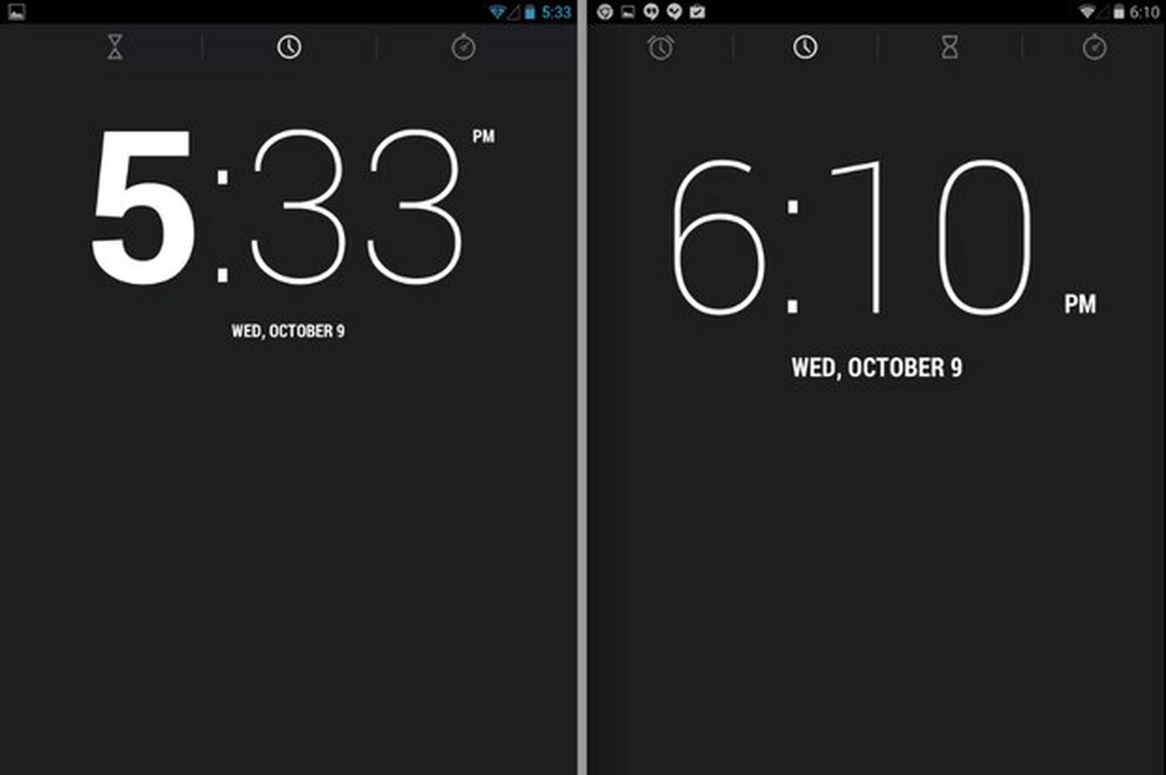 Android 4.4 kitkat reloj