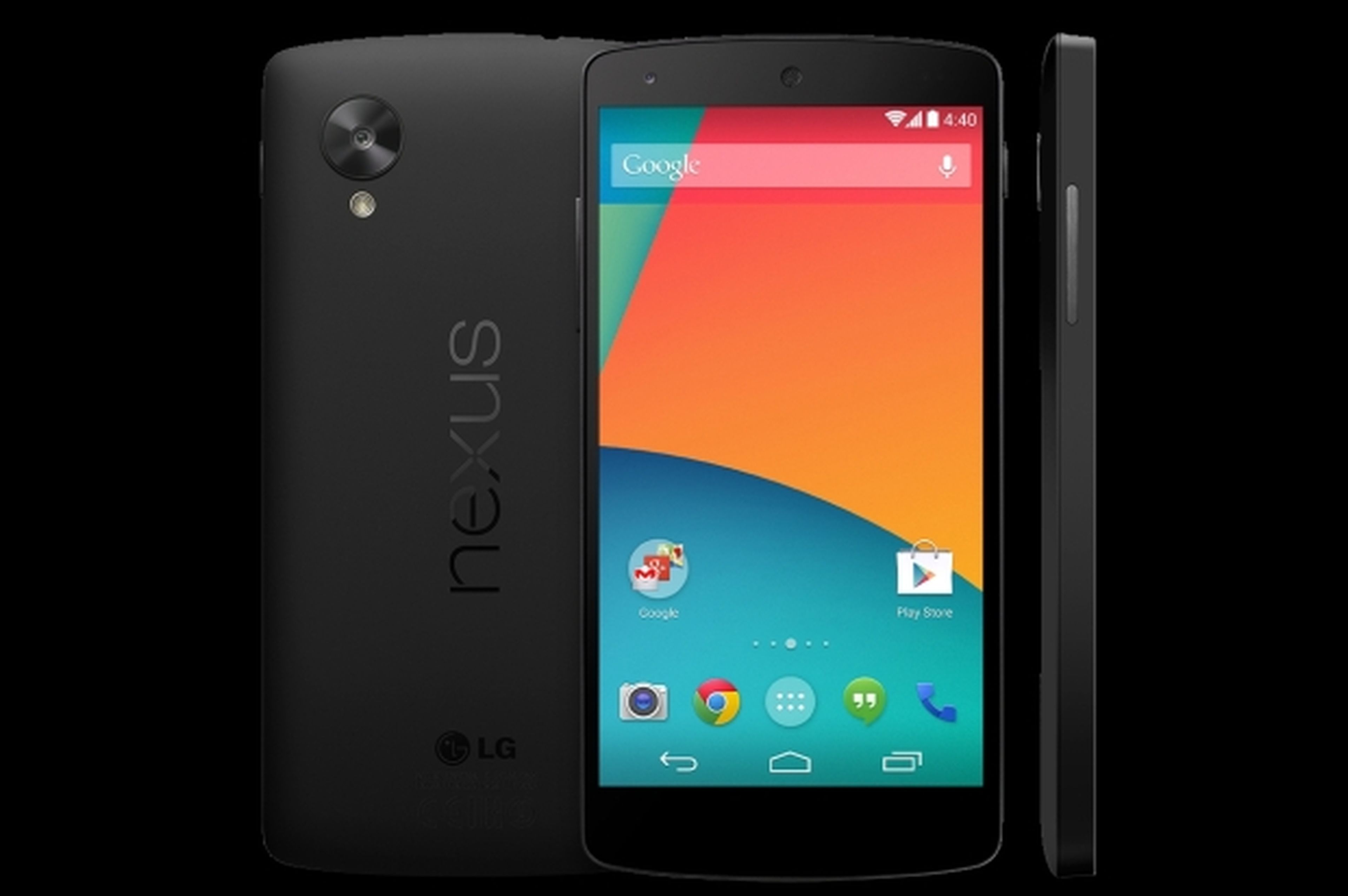 Nexus 5 aparece en Google Play, foto oficial y precio