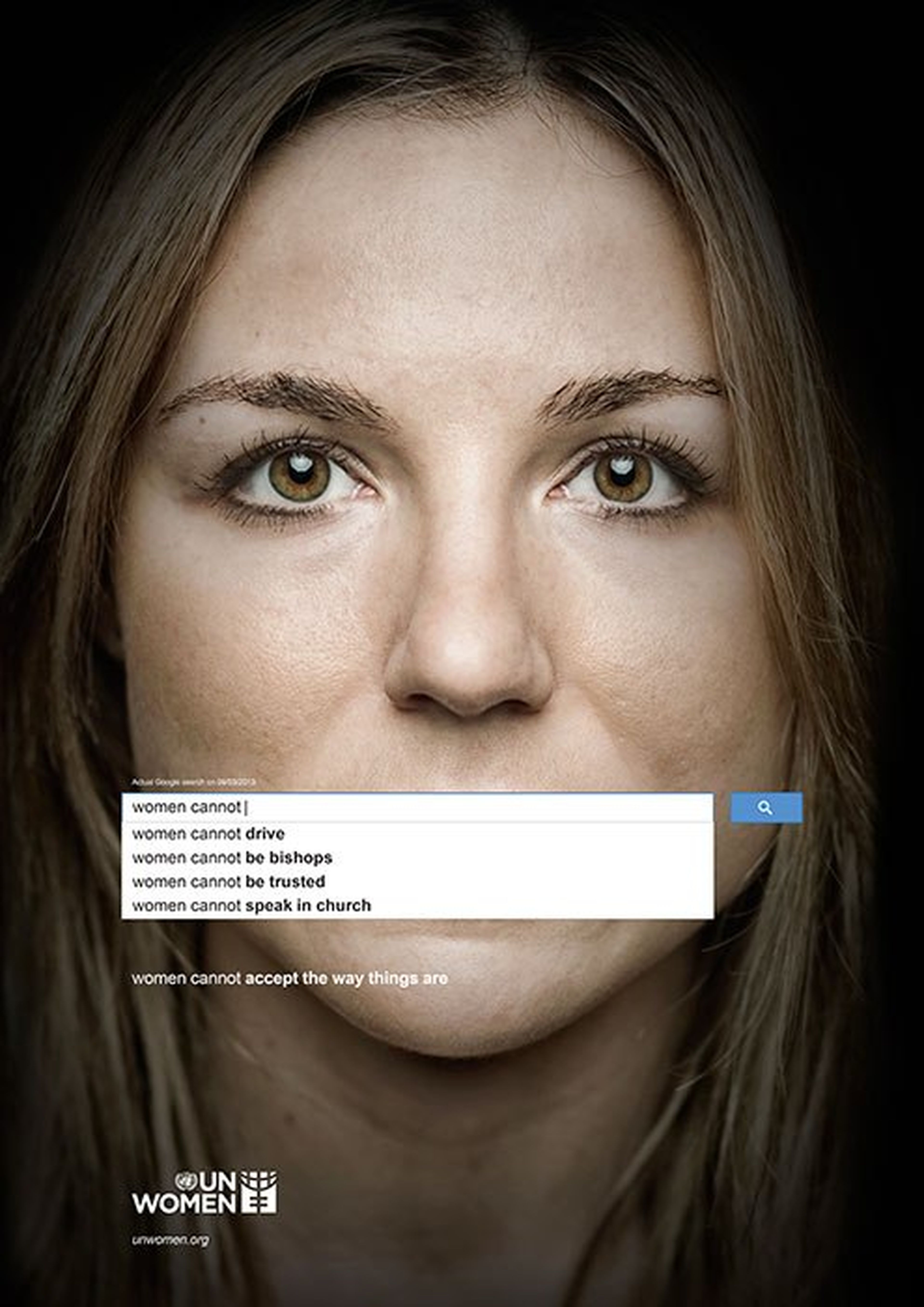 Campaña publicitaria de la ONU denuncia sexismo en el Google