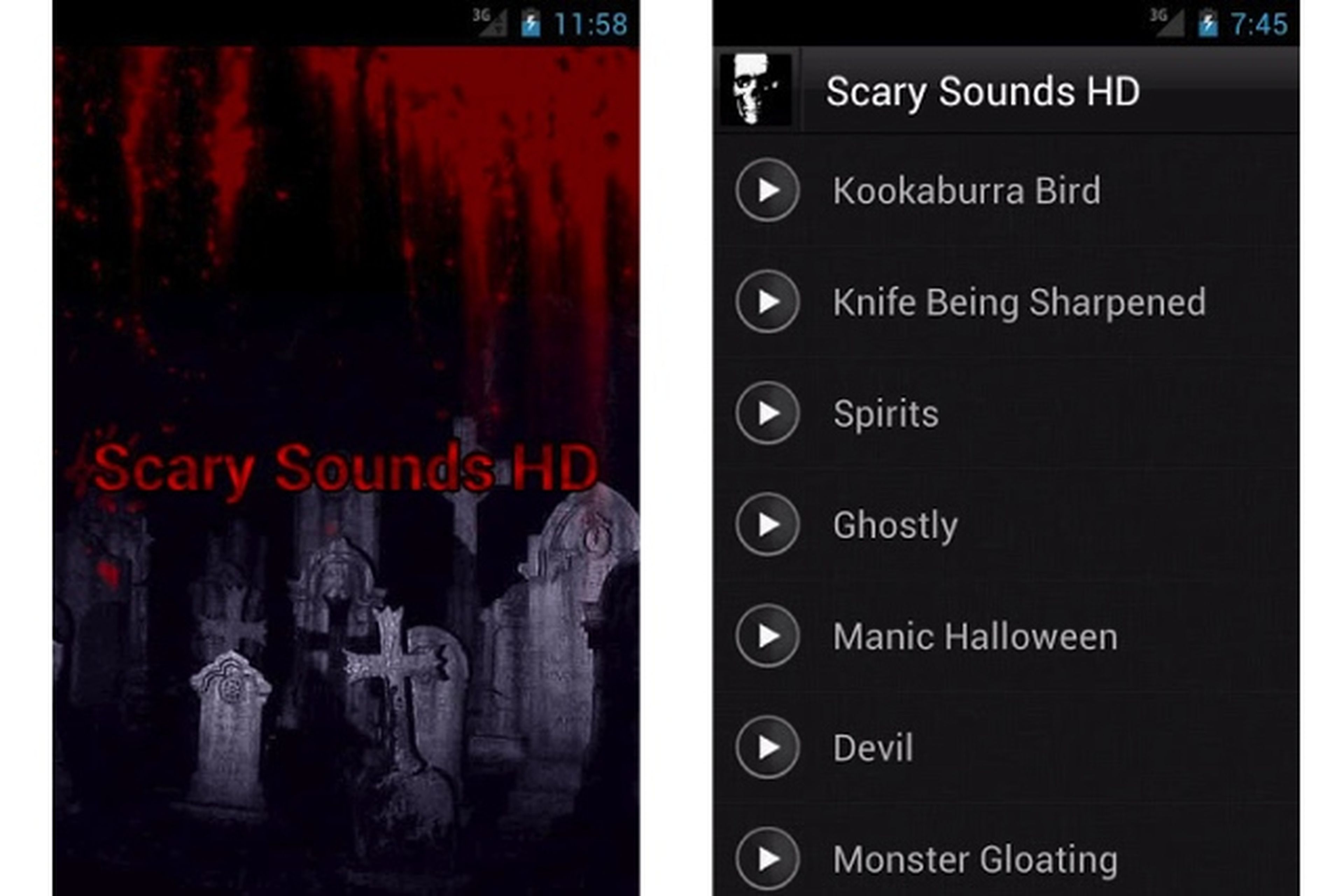 Scary HD Sounds tiene sonidos capaces de hacer saltar tus higadillos