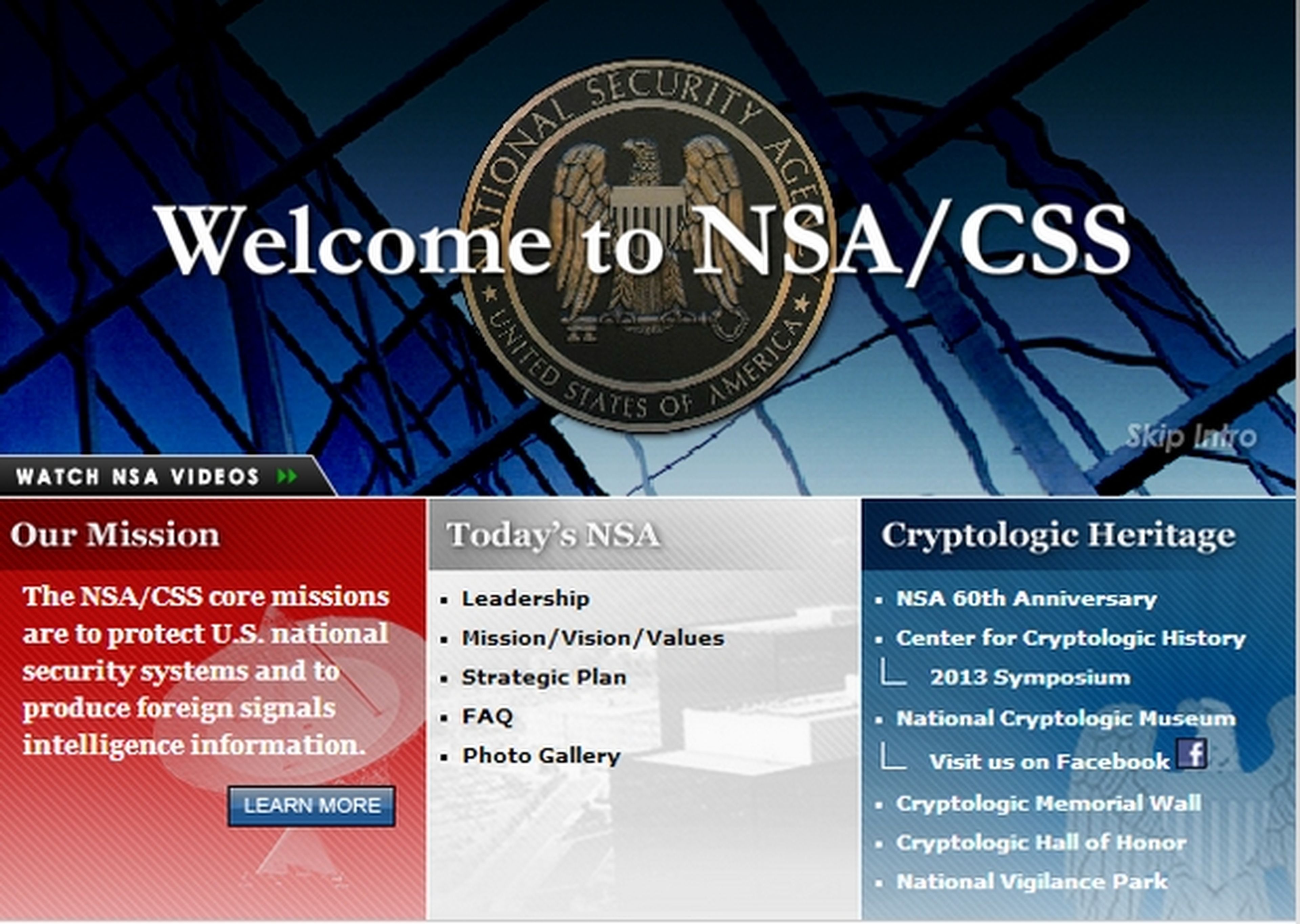 La web de la NSA caida. ¿Comienza la ciberguerra?