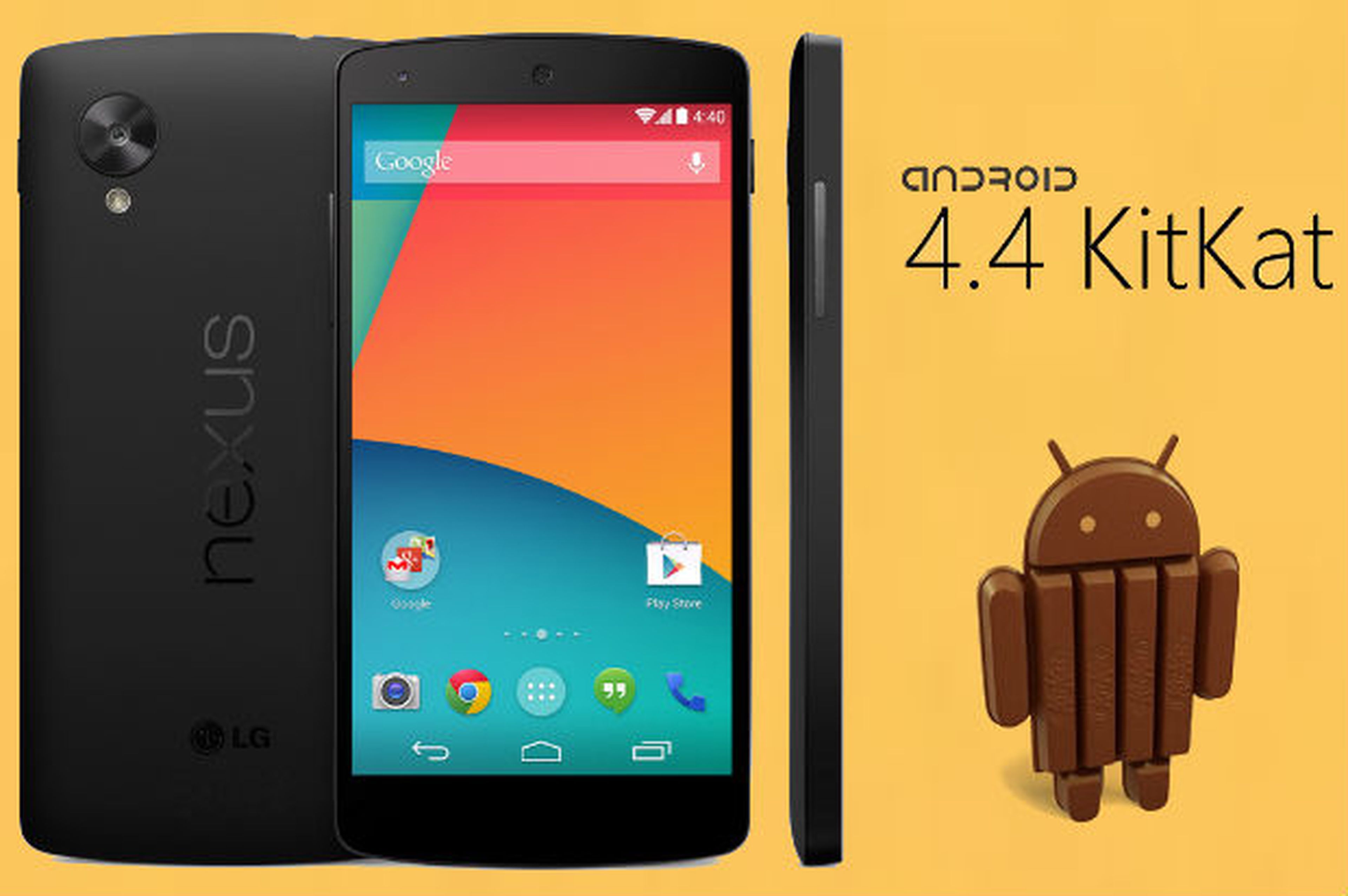 Nexus 5 y Android KitKat 4.4