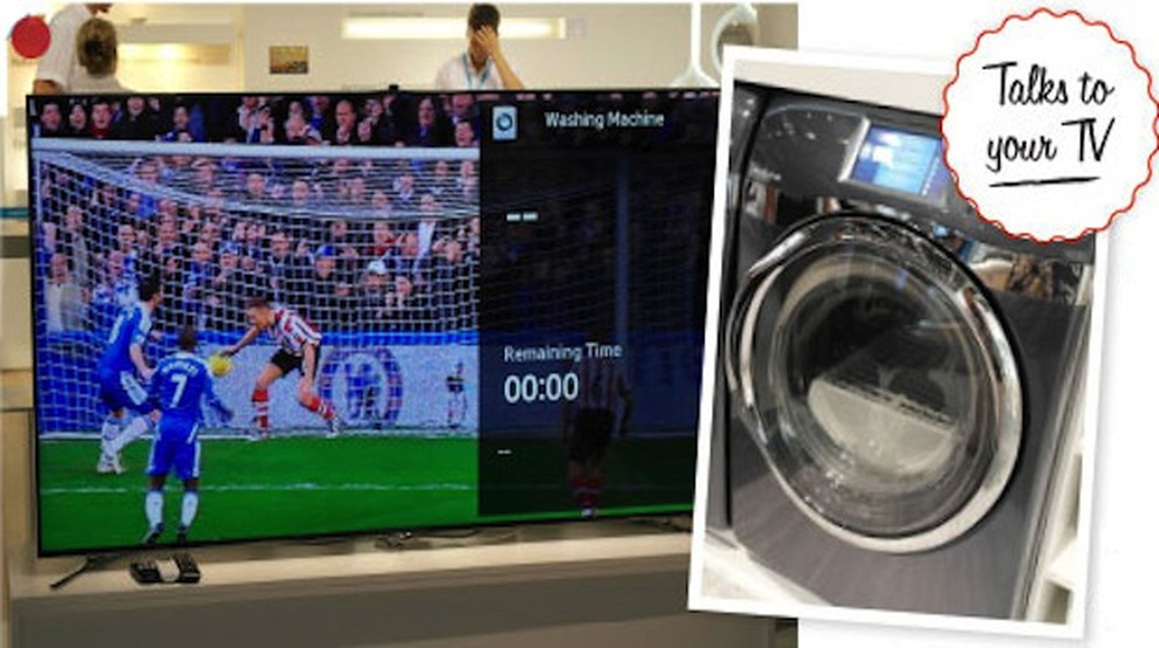 Tu lavadora podrá comunicarse con tu Smart TV de Samsung