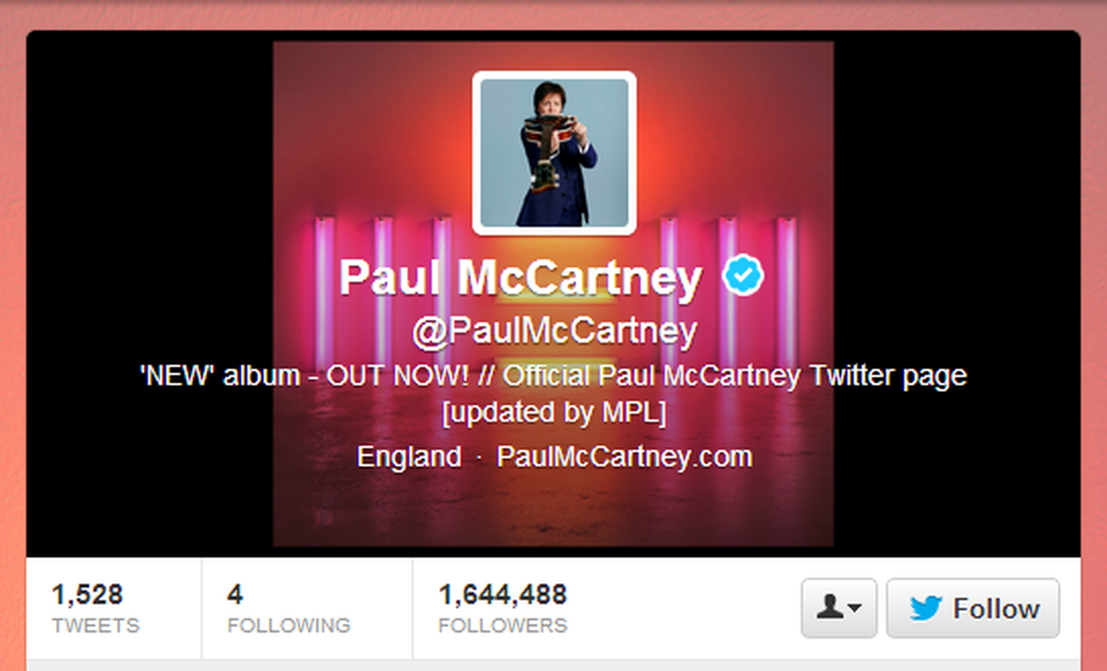 Twitter de Paul McCartney
