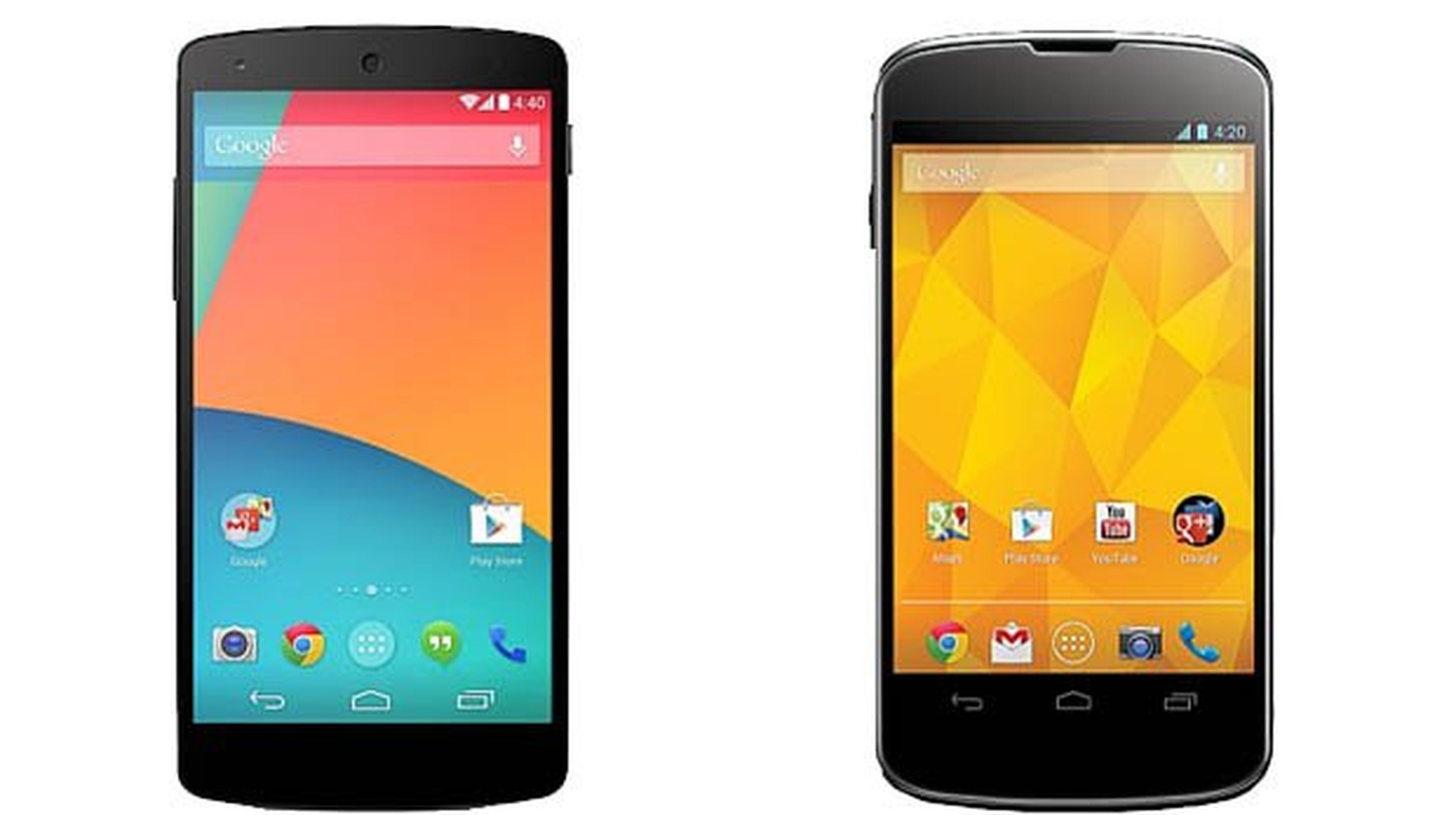 Nexus 4 vs Nexus 5 Marcos
