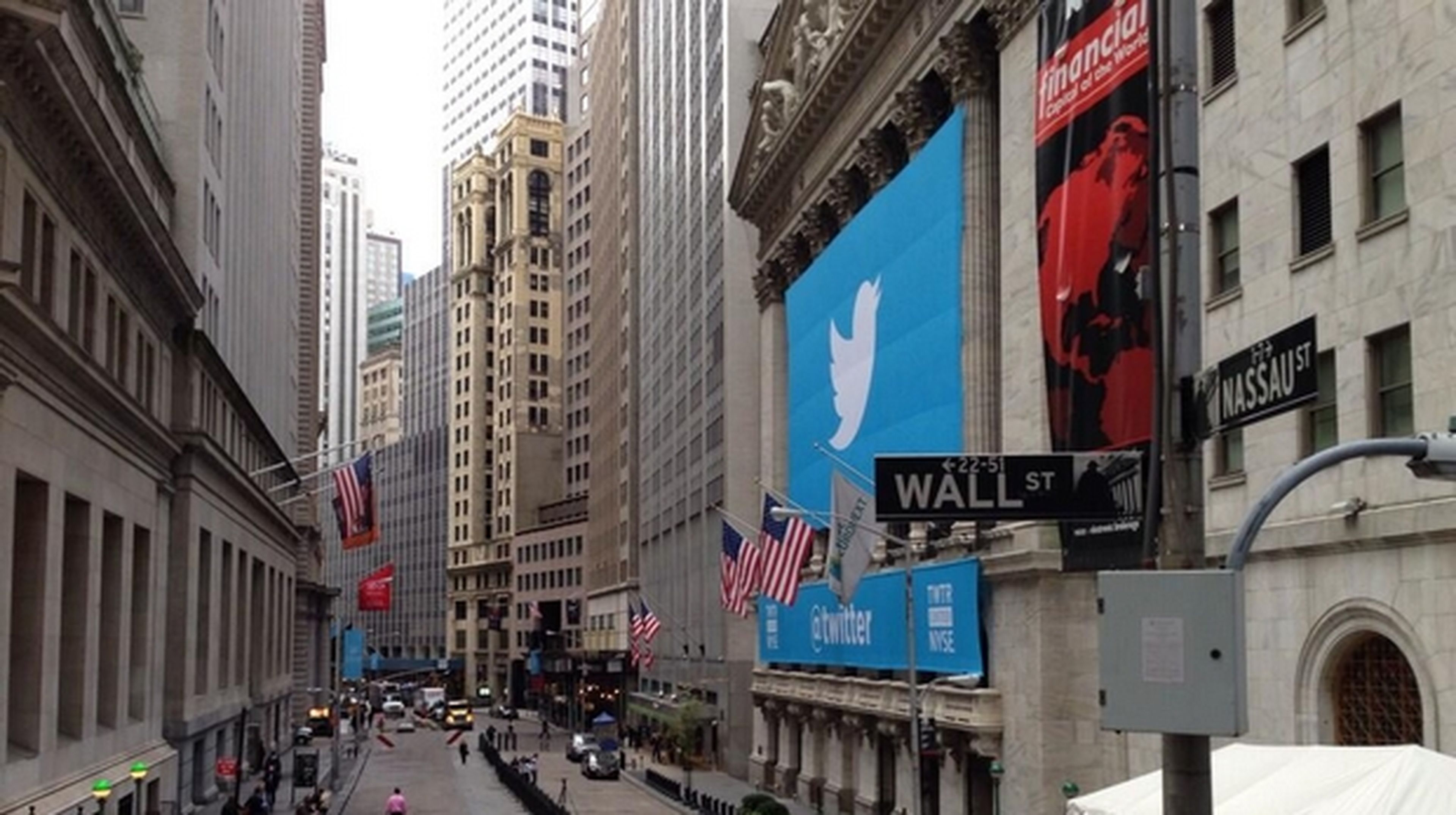 Twitter se estrena en la Bolsa de Nueva York, en Wall Street