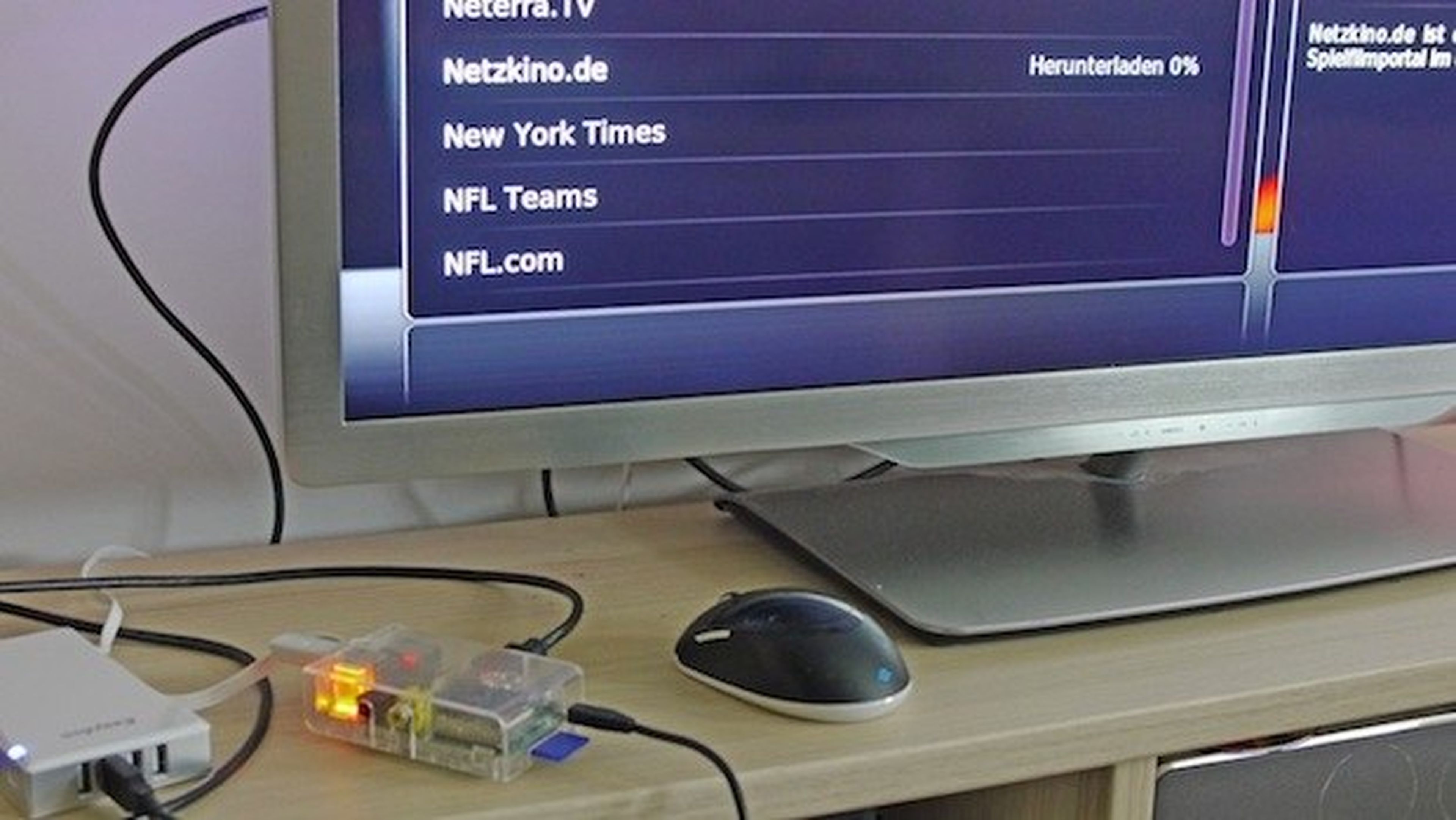 Raspberry Pi, todo un Multimedia Center Full HD por 40 euros