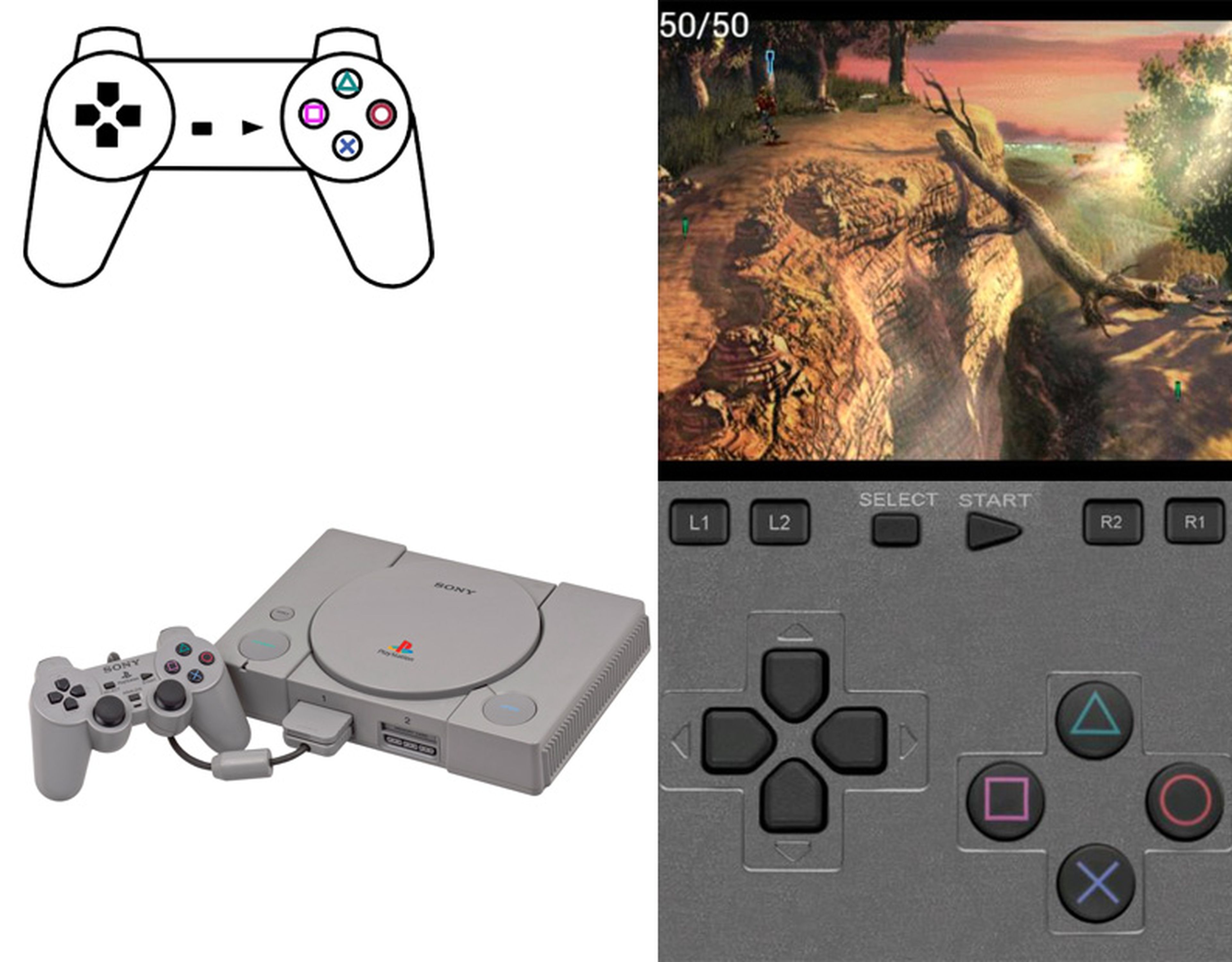 App ePSXe for Android y consola Sony Playstation