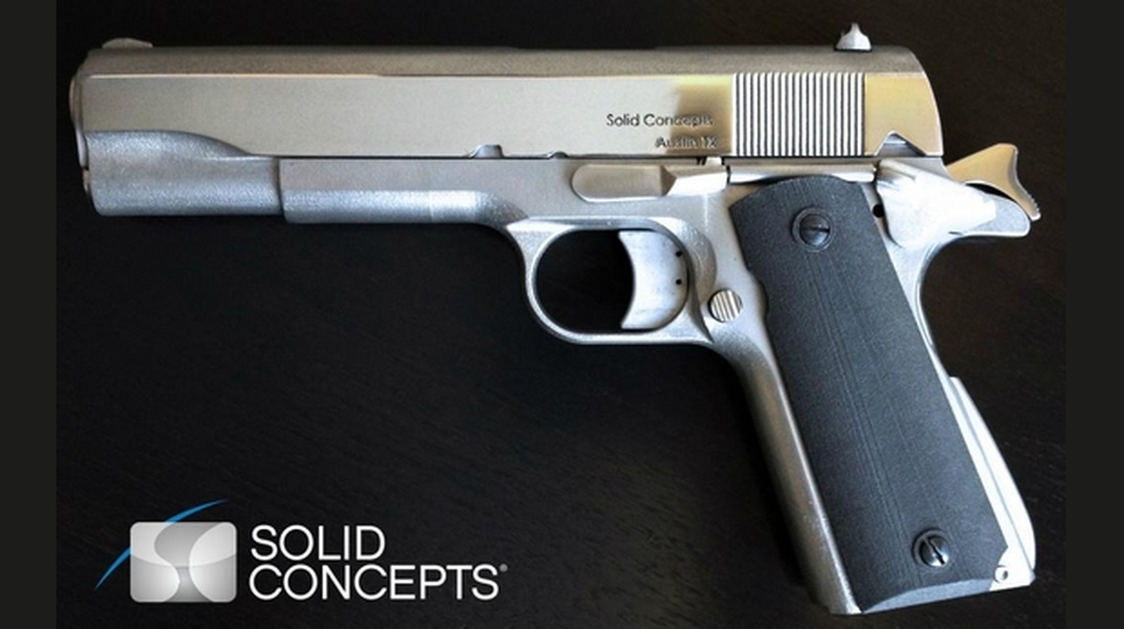 Primera pistola de metal impresa con una impresora 3D